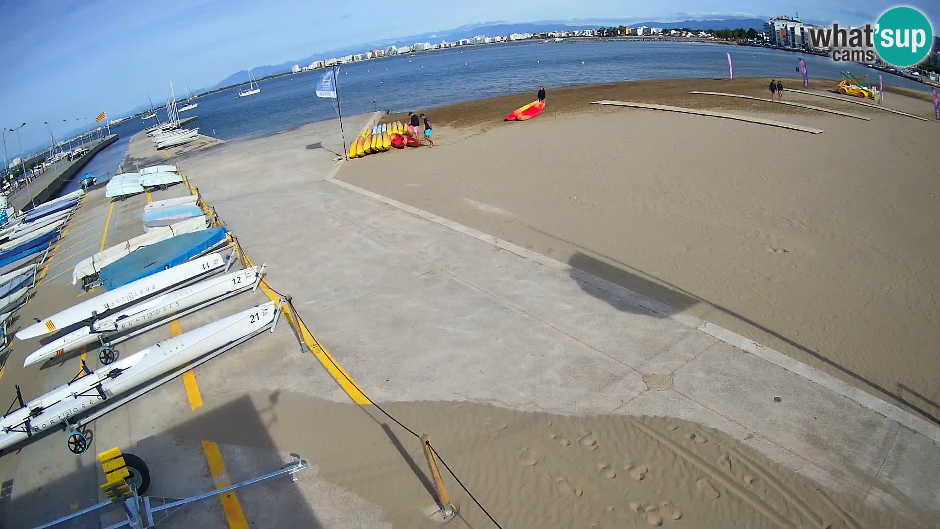 Web kamera Roses marina – Costa Brava – plaža La Perola