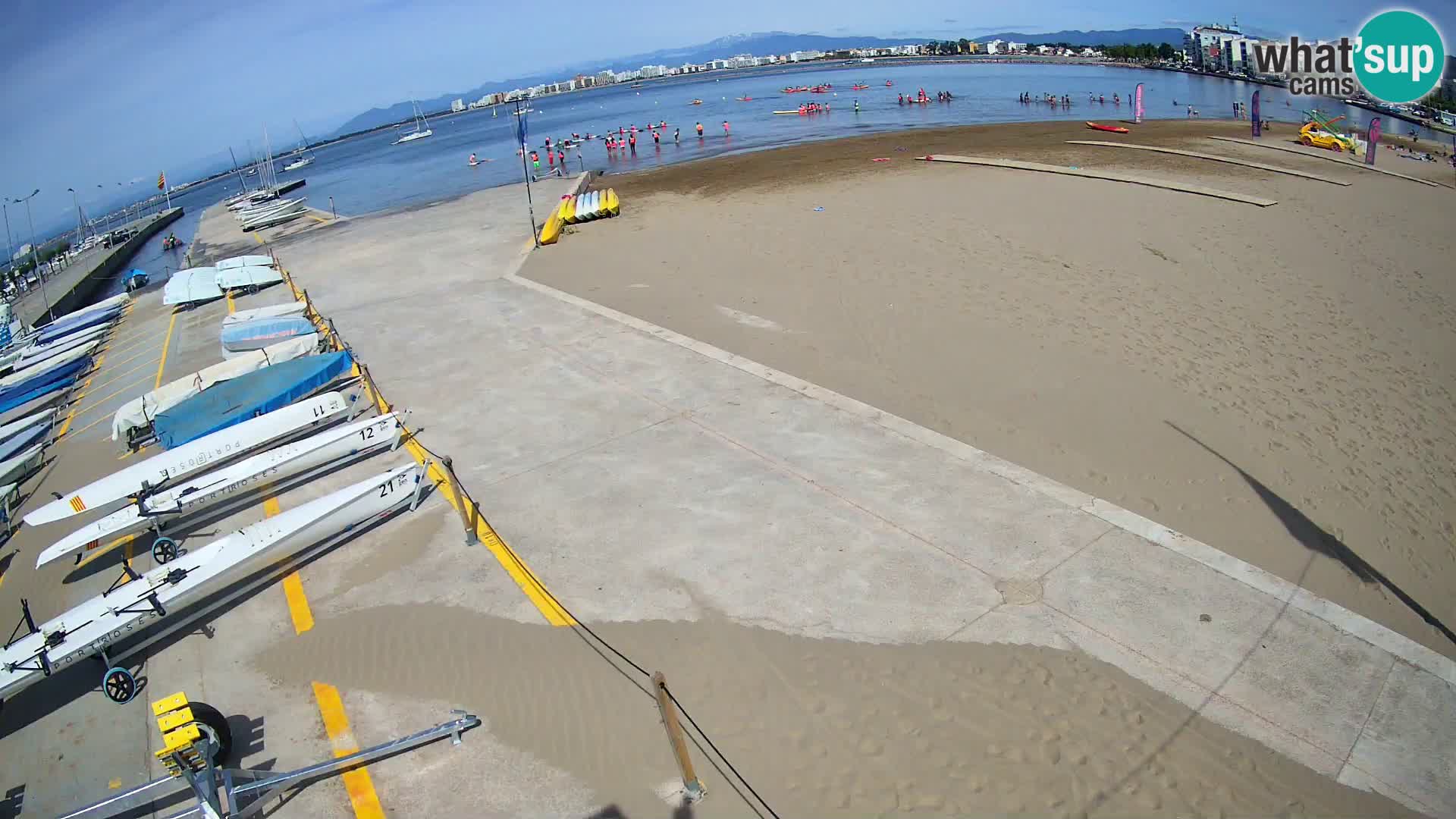 Webcam Hafen von Roses – Costa Brava – Strand La Perola