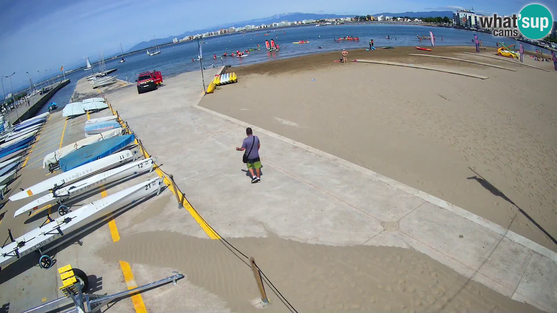 Web kamera Roses marina – Costa Brava – plaža La Perola