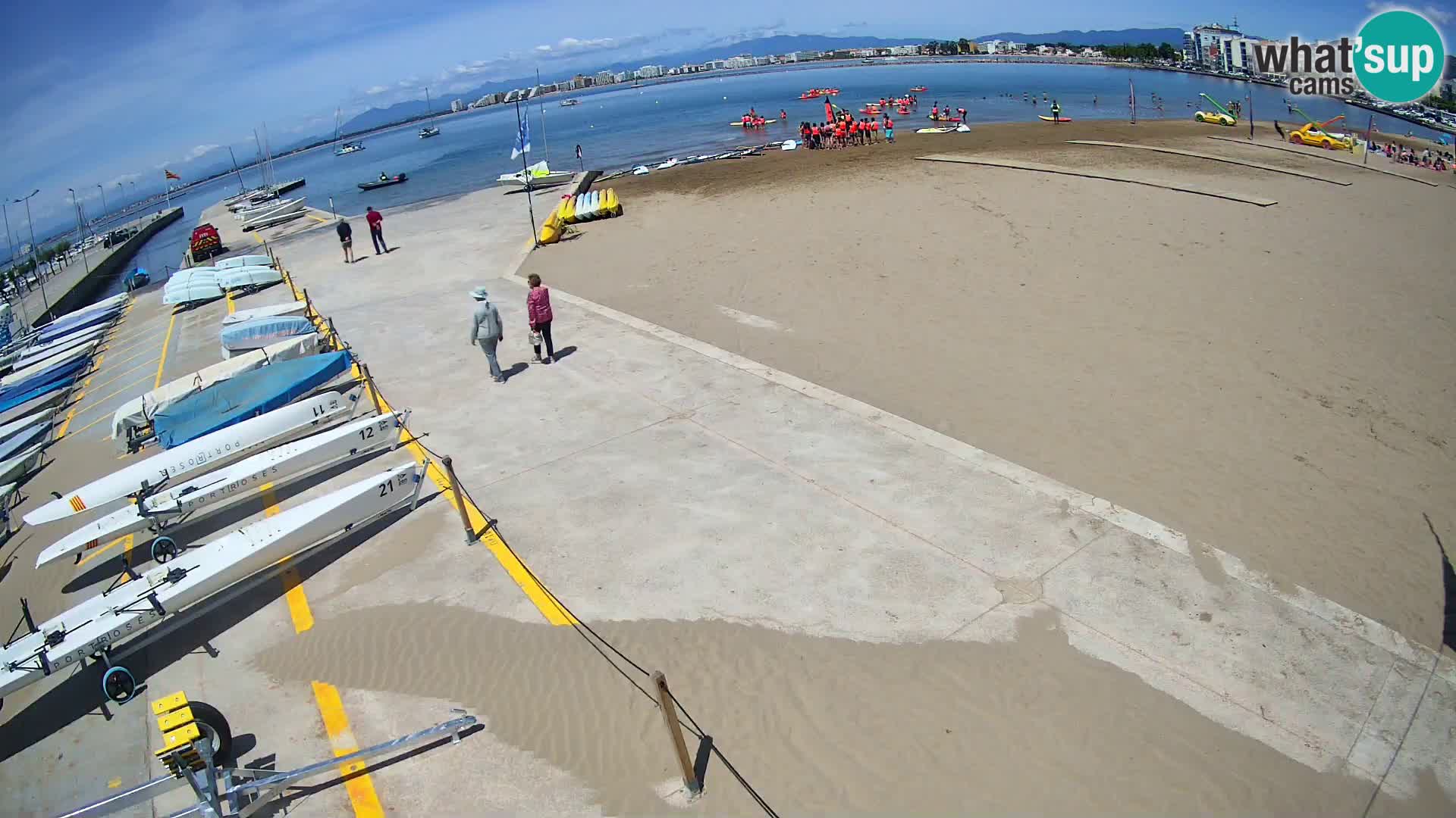Webcam porto di Roses – Costa Brava – spiaggia La Perola