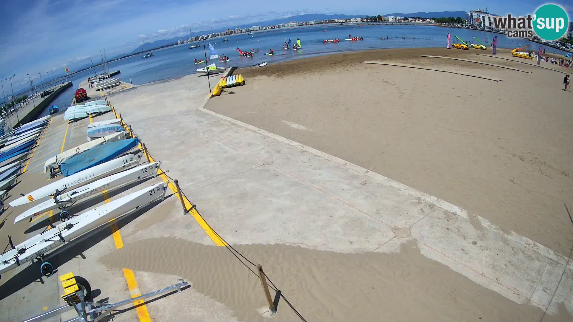Roses webcam Port – Costa Brava – plage La Perola