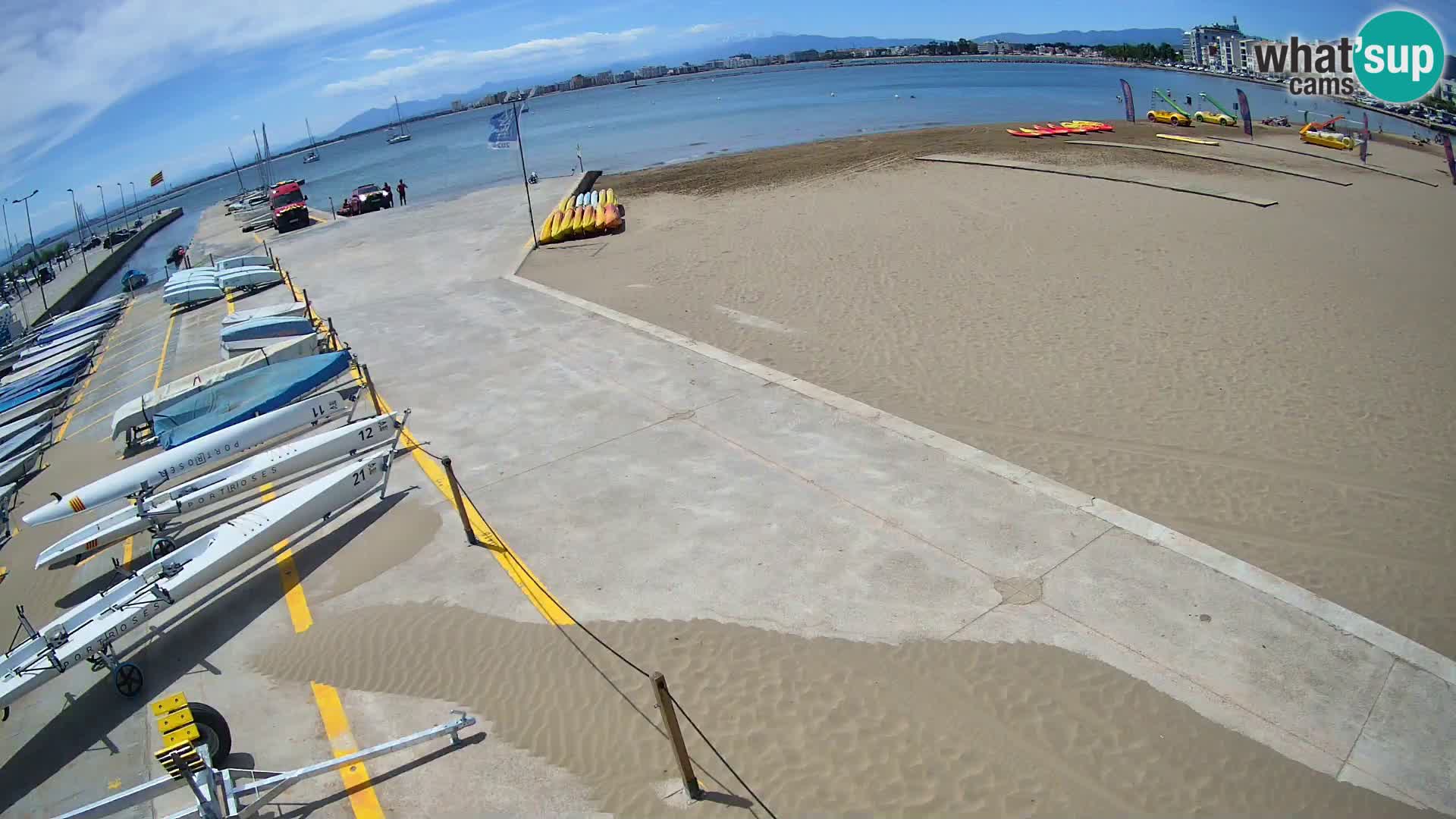 Webcam Hafen von Roses – Costa Brava – Strand La Perola