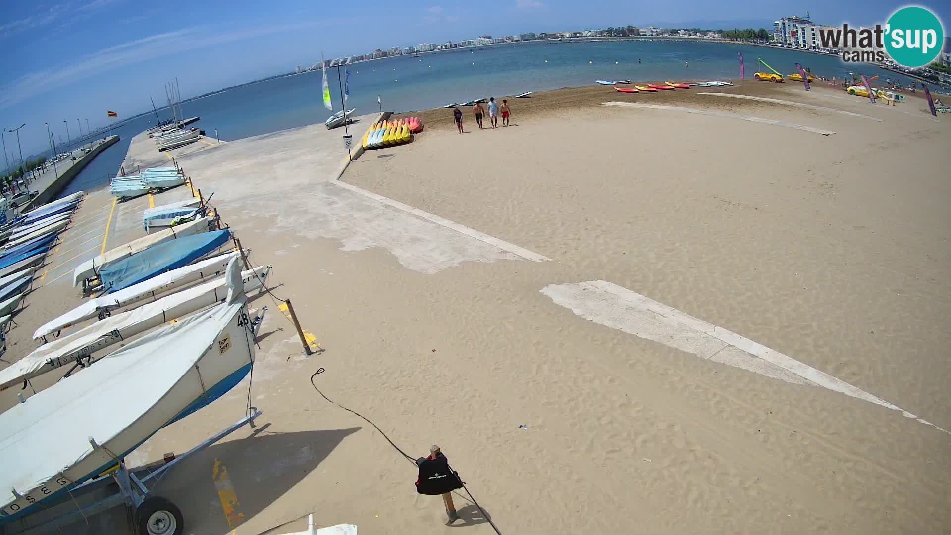 Web kamera Roses marina – Costa Brava – plaža La Perola