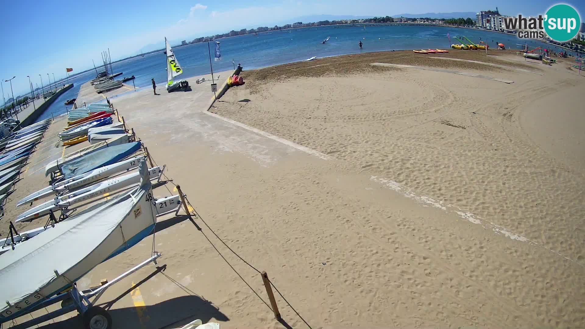 Webcam Hafen von Roses – Costa Brava – Strand La Perola
