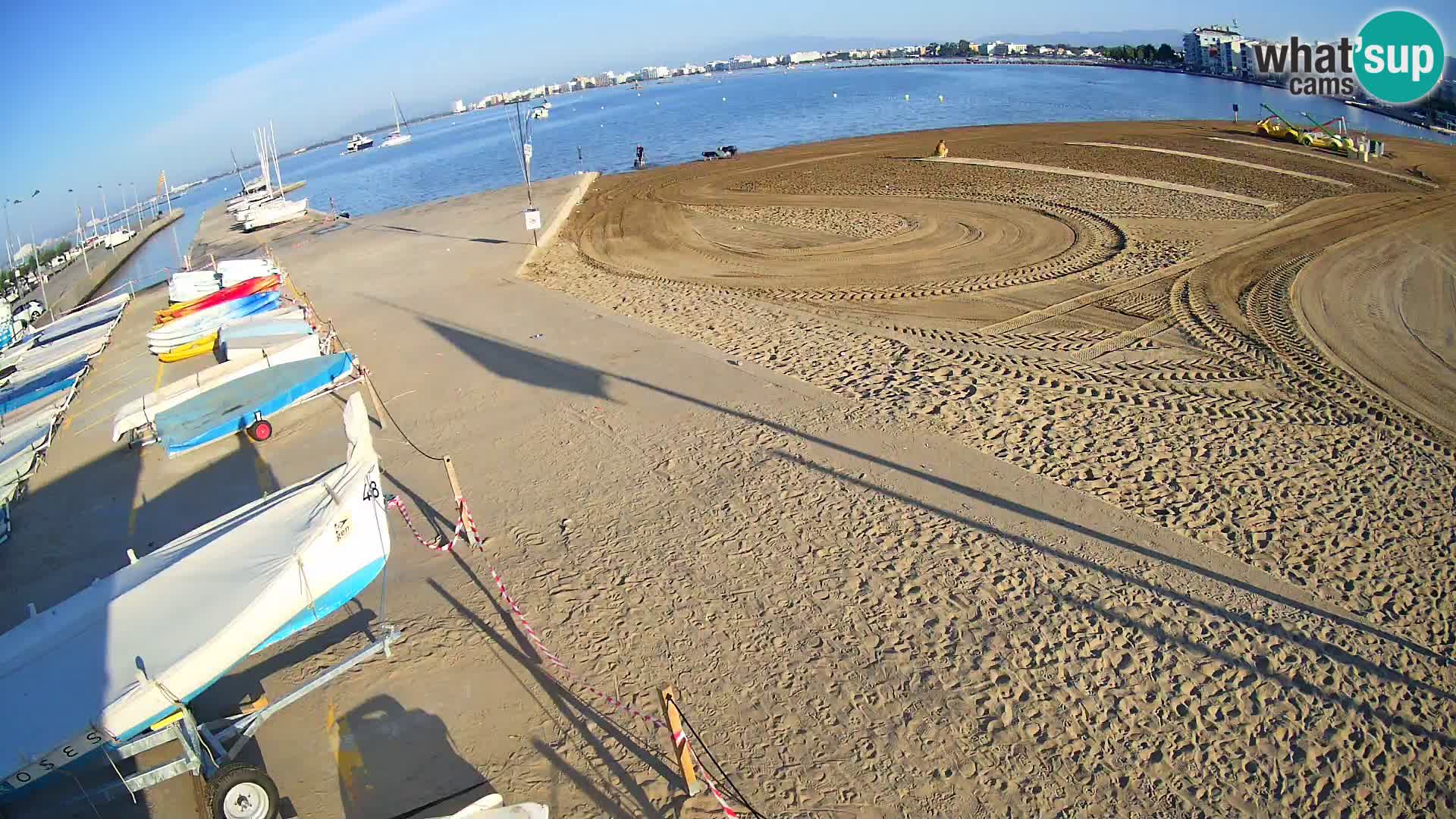 Webcam porto di Roses – Costa Brava – spiaggia La Perola