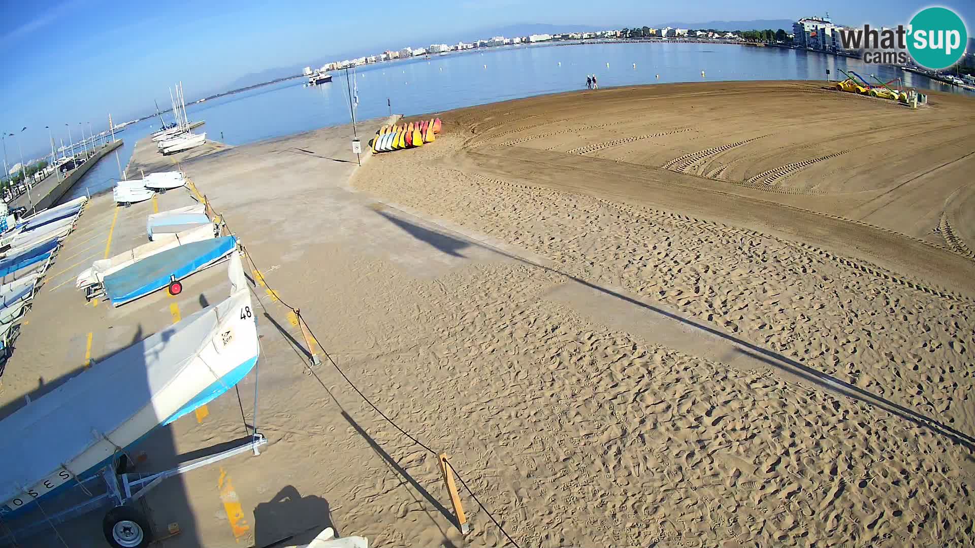 Webcam porto di Roses – Costa Brava – spiaggia La Perola