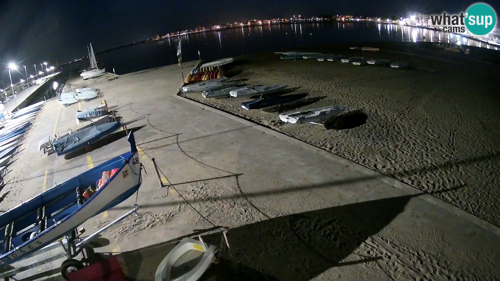 Webcam porto di Roses – Costa Brava – spiaggia La Perola