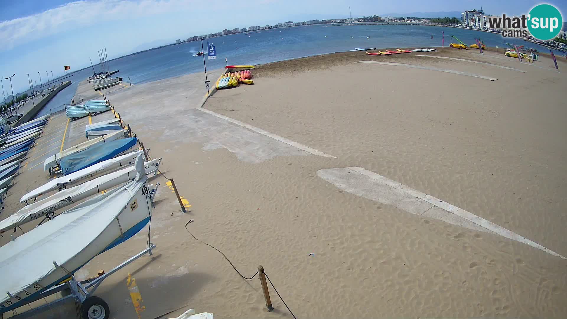 Roses webcam Port – Costa Brava – plage La Perola