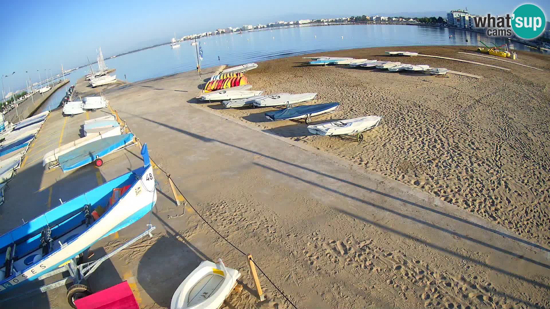 Webcam porto di Roses – Costa Brava – spiaggia La Perola