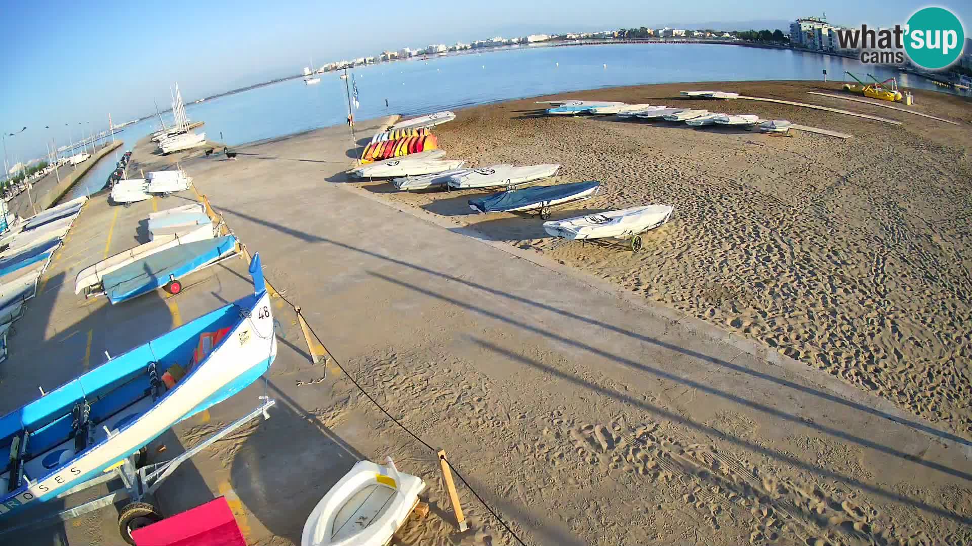 Roses webcam Port – Costa Brava – plage La Perola