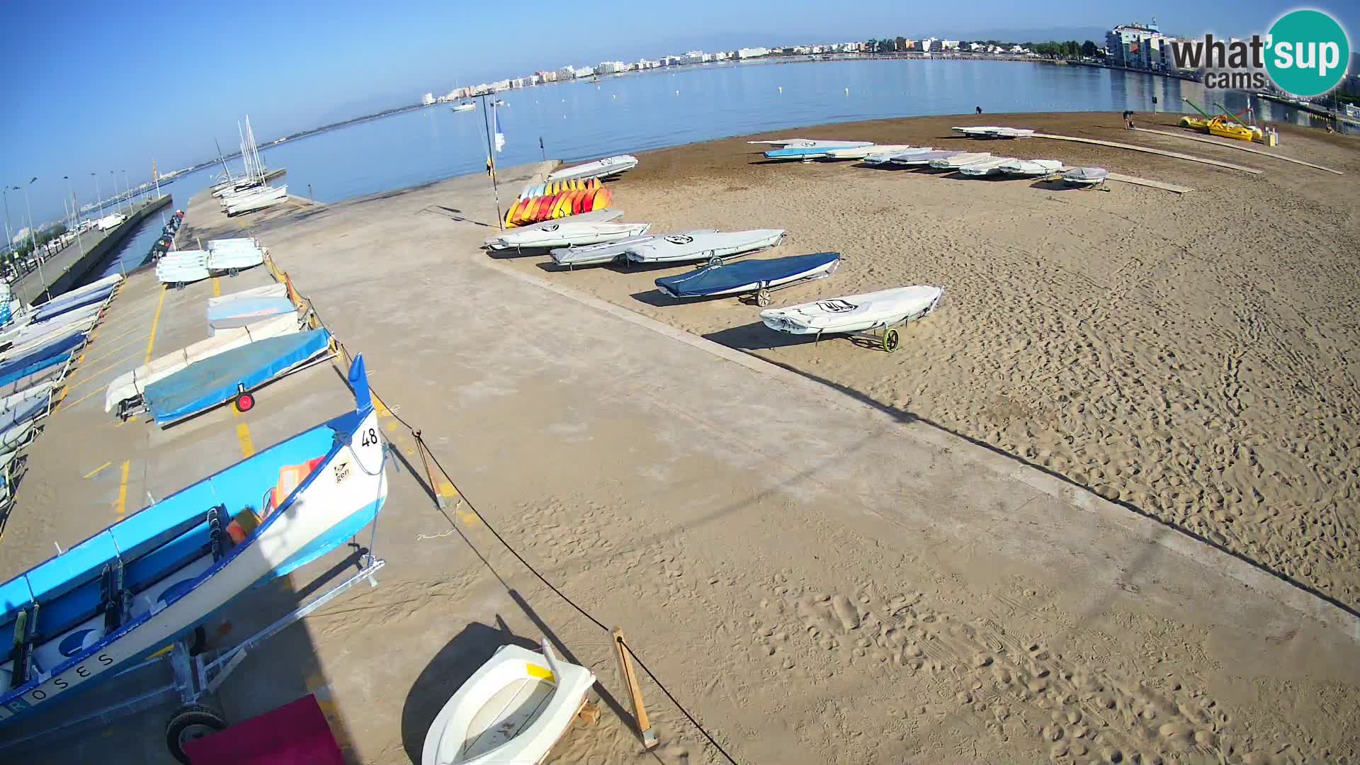 Roses webcam Port – Costa Brava – plage La Perola