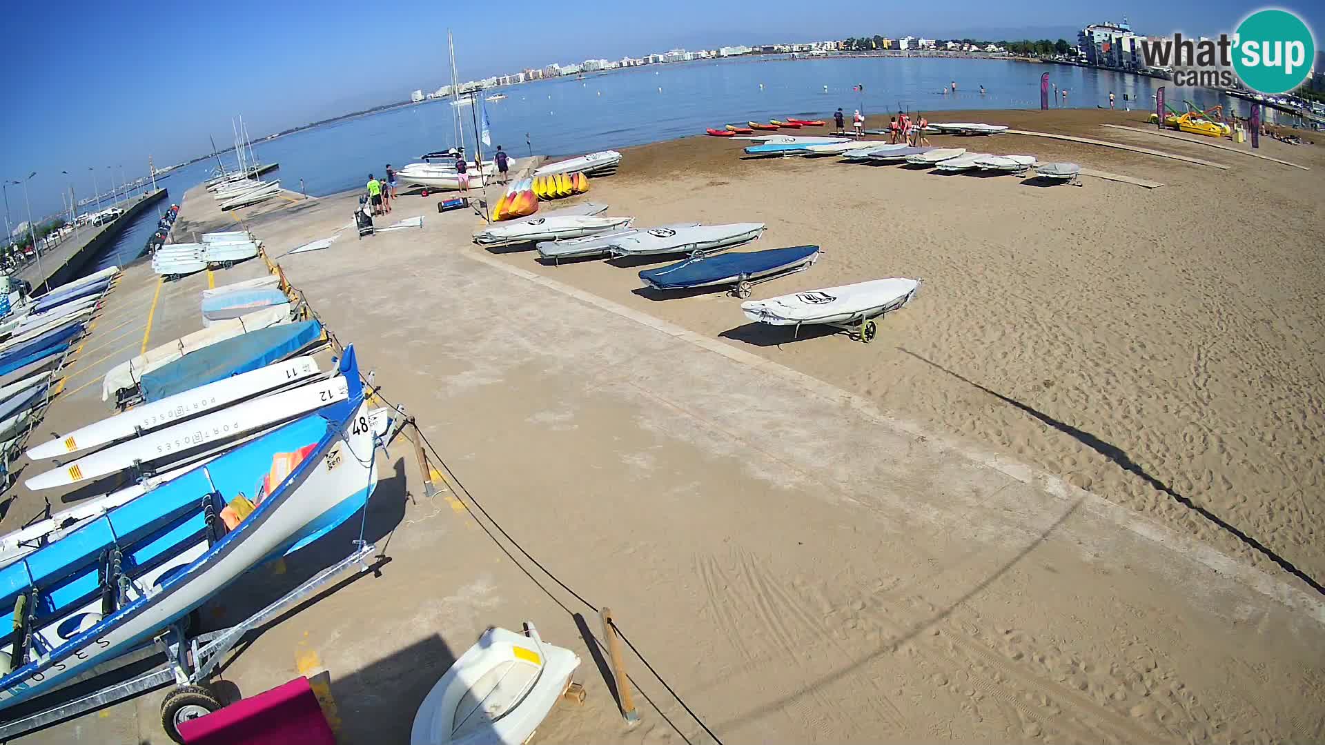 Roses webcam Port – Costa Brava – plage La Perola