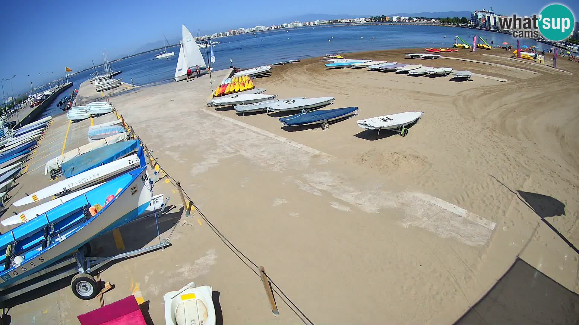 Webcam Hafen von Roses – Costa Brava – Strand La Perola