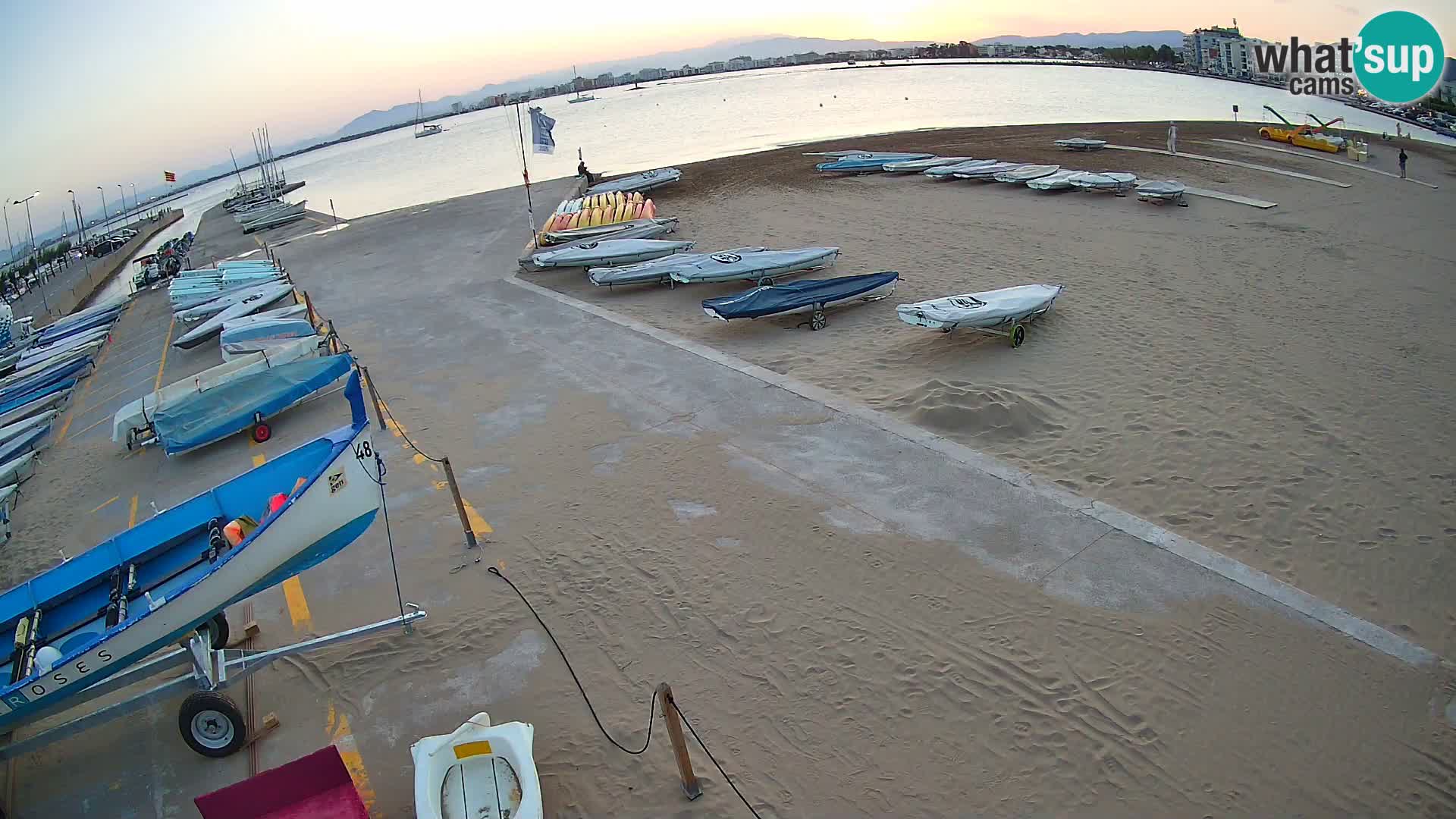 Webcam Hafen von Roses – Costa Brava – Strand La Perola