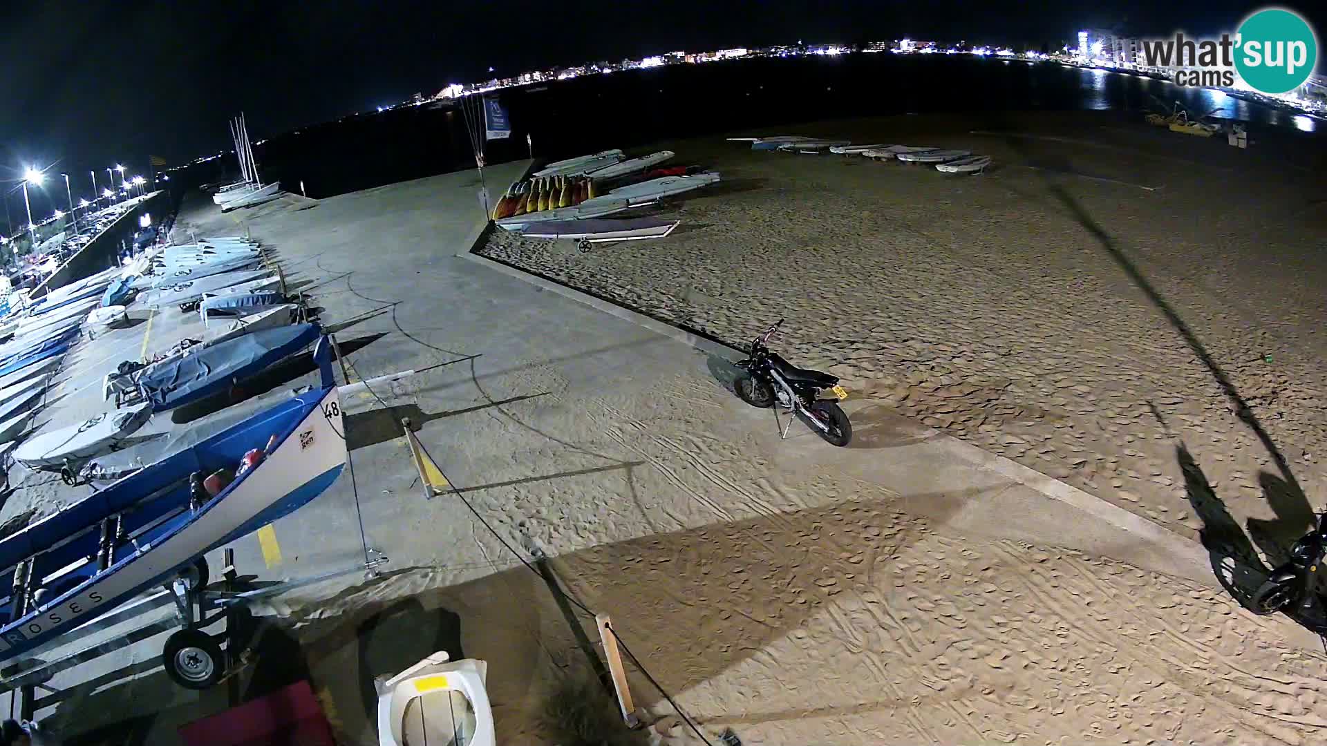 Webcam Hafen von Roses – Costa Brava – Strand La Perola