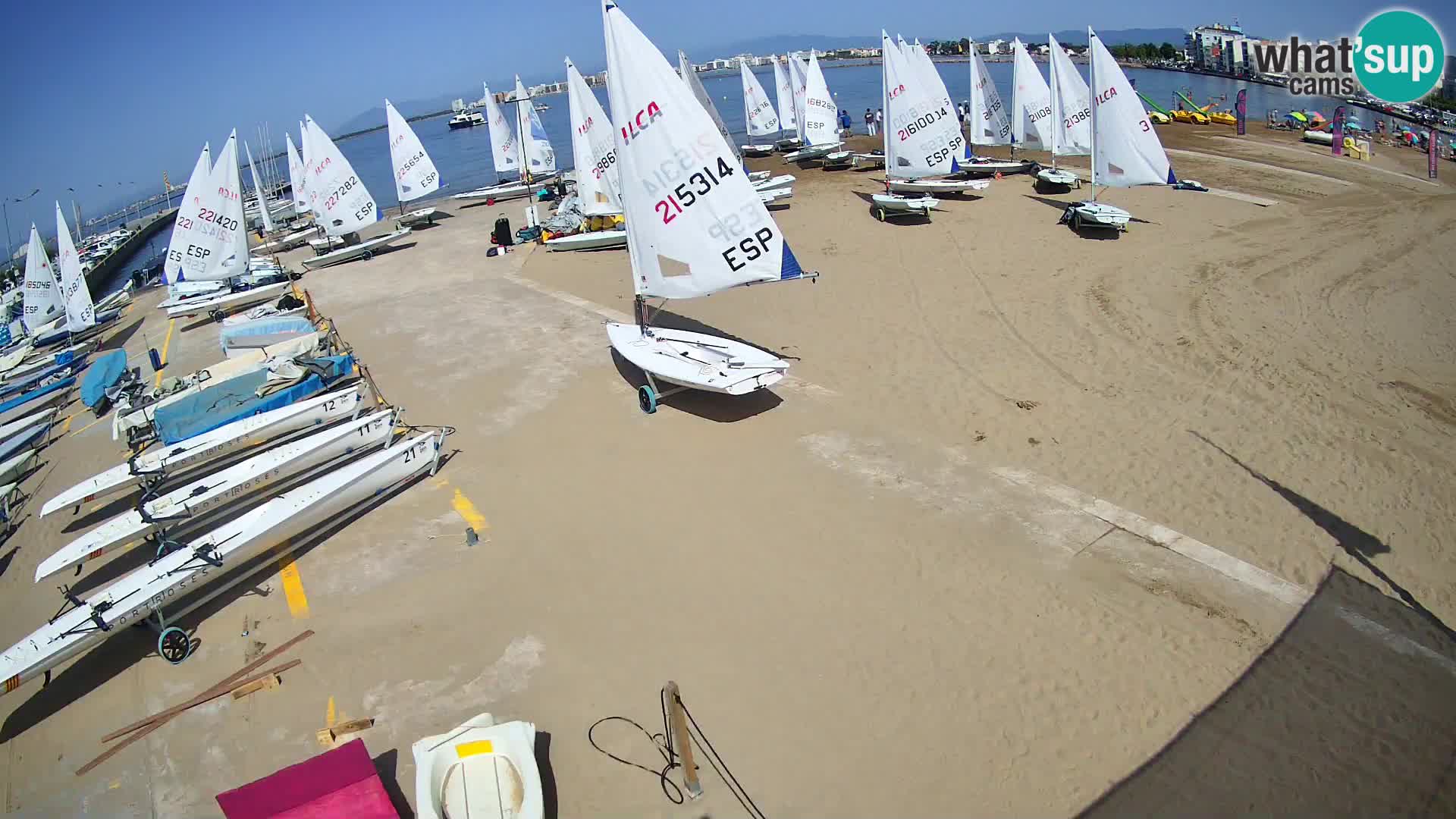 Web kamera Roses marina – Costa Brava – plaža La Perola
