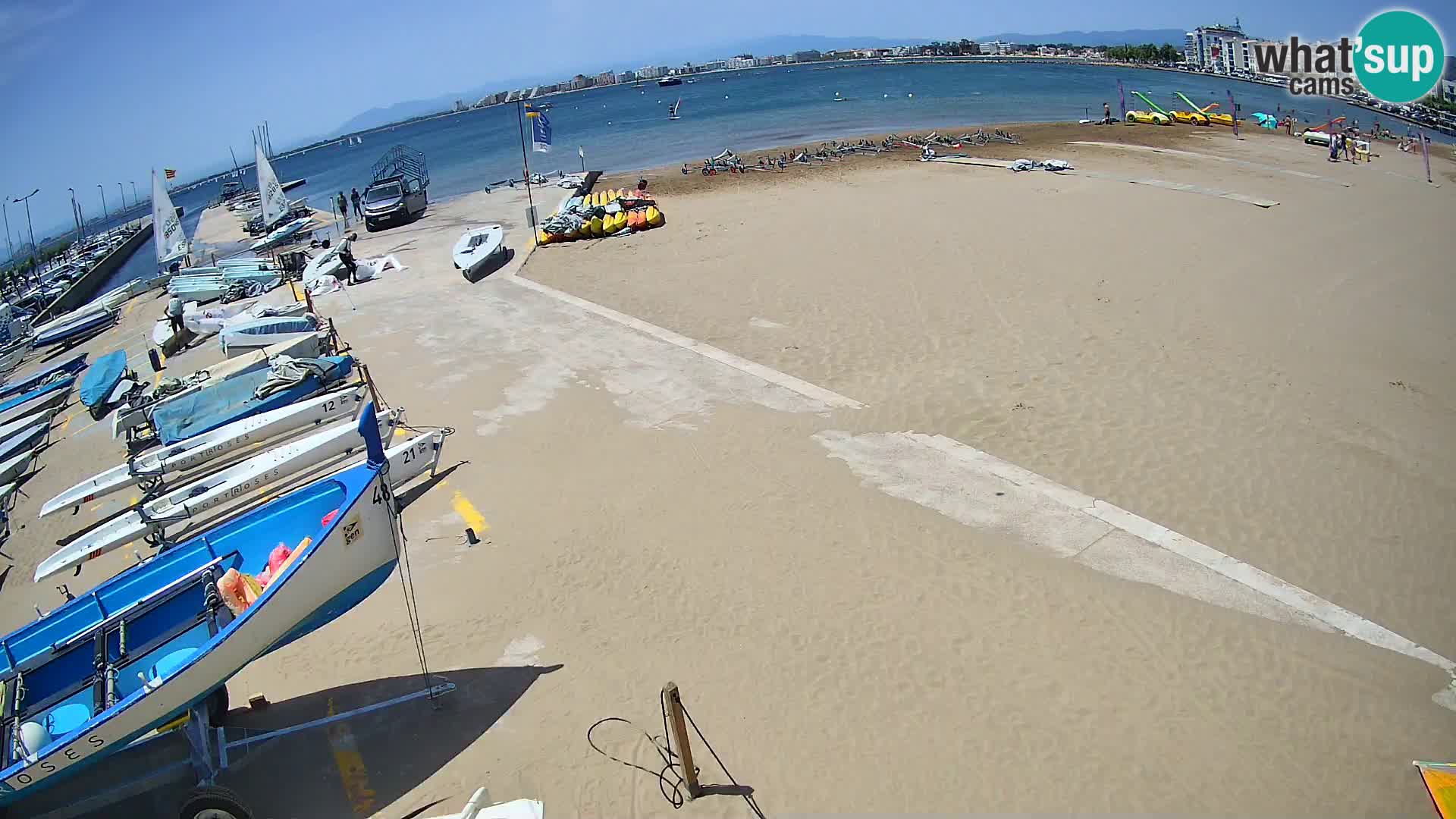 Webcam Hafen von Roses – Costa Brava – Strand La Perola