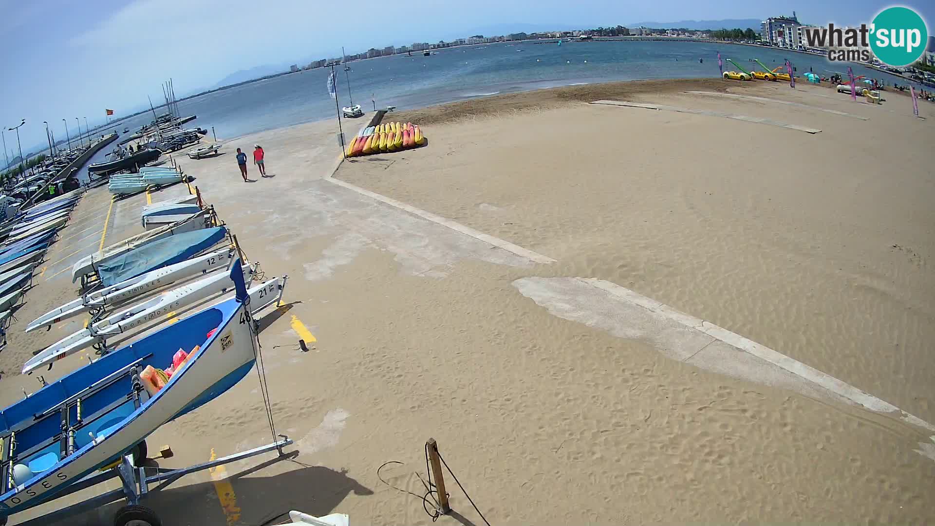 Webcam porto di Roses – Costa Brava – spiaggia La Perola