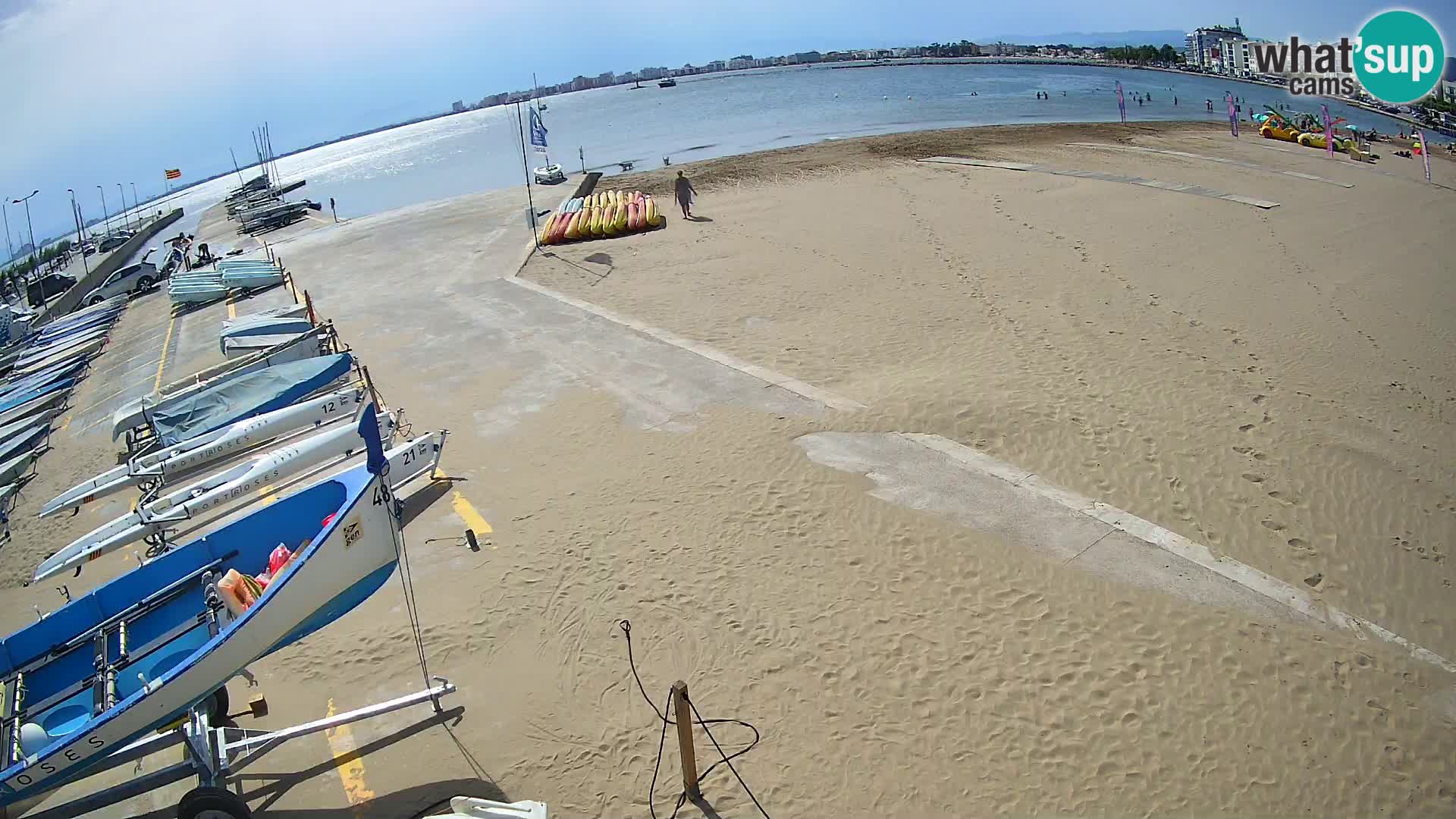 Webcam porto di Roses – Costa Brava – spiaggia La Perola