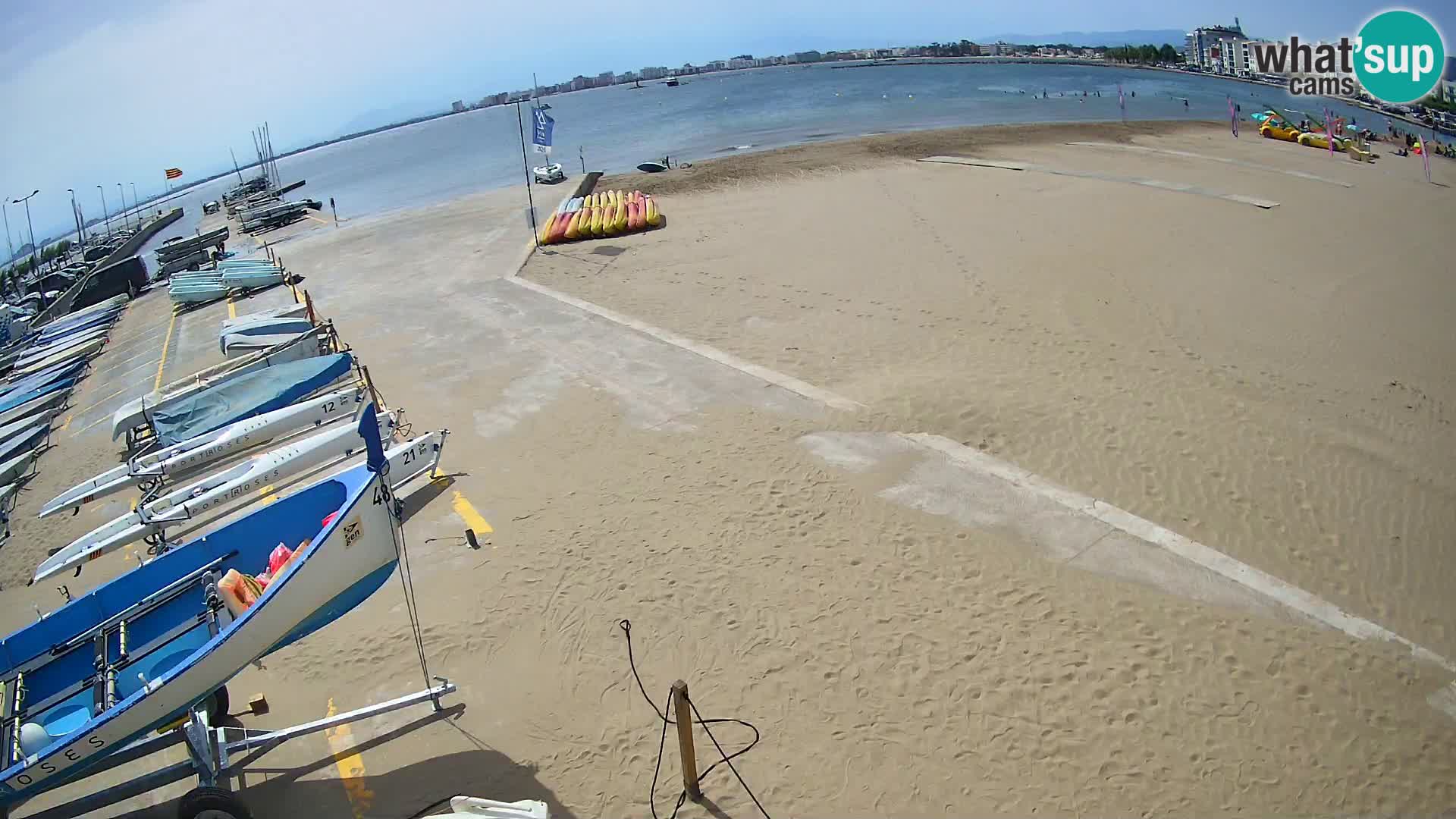 Web kamera Roses marina – Costa Brava – plaža La Perola