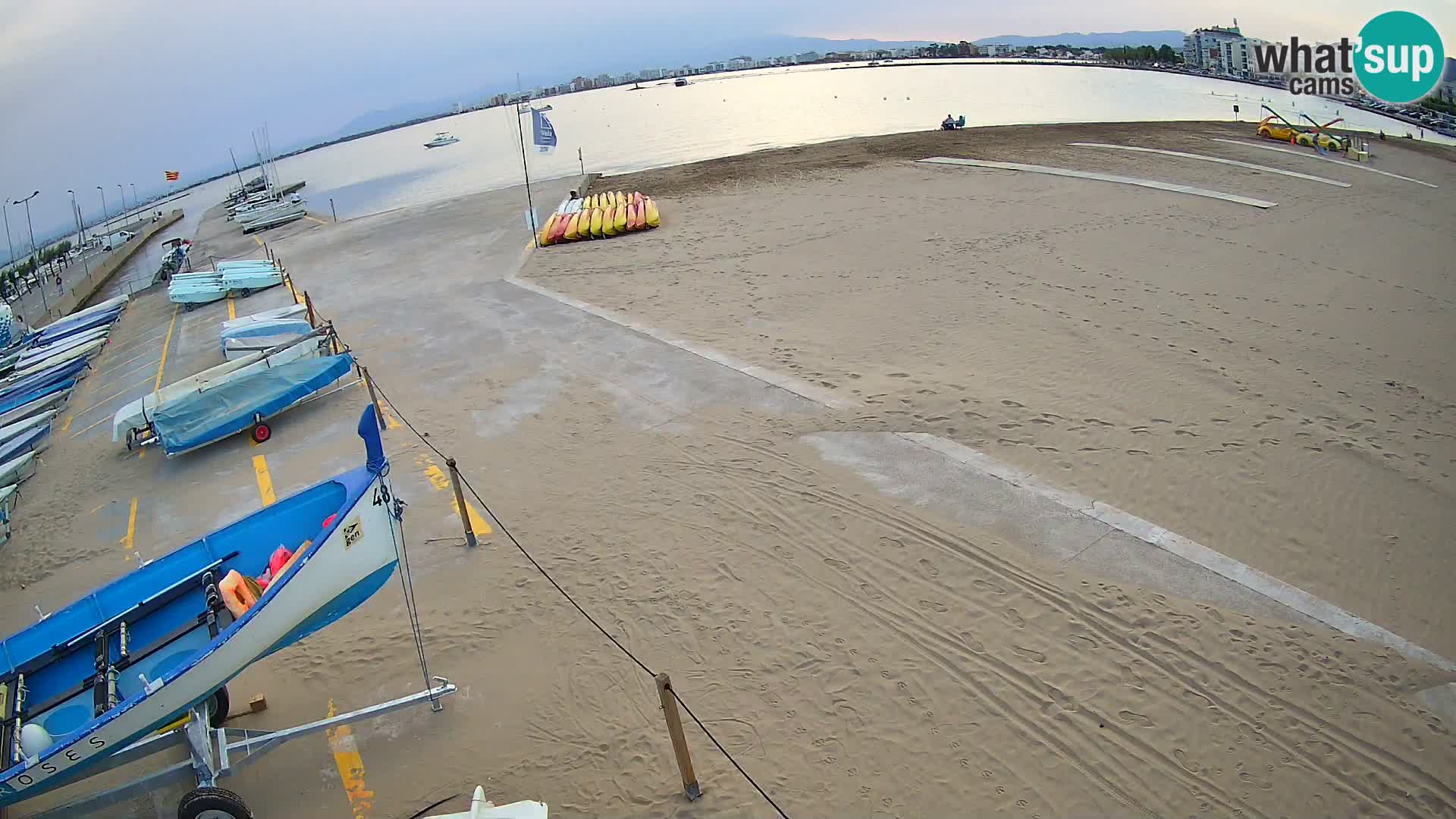 Webcam porto di Roses – Costa Brava – spiaggia La Perola