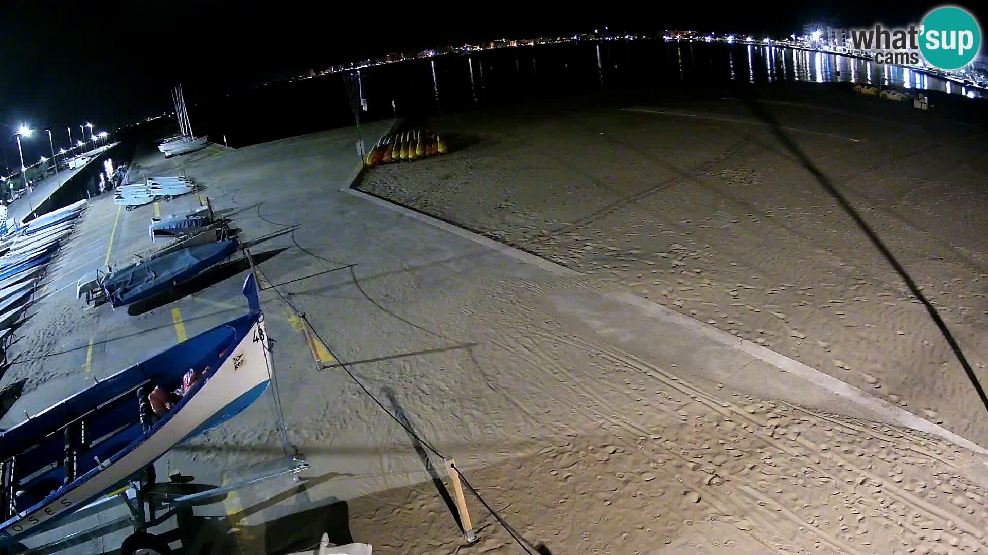 Web kamera Roses marina – Costa Brava – plaža La Perola