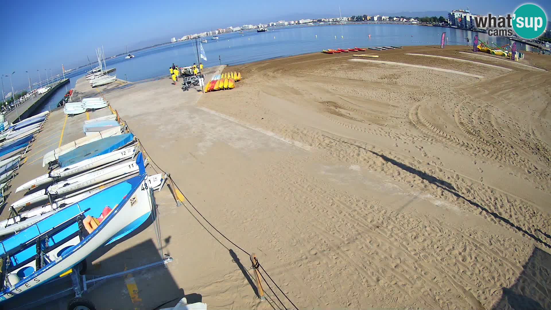 Webcam porto di Roses – Costa Brava – spiaggia La Perola