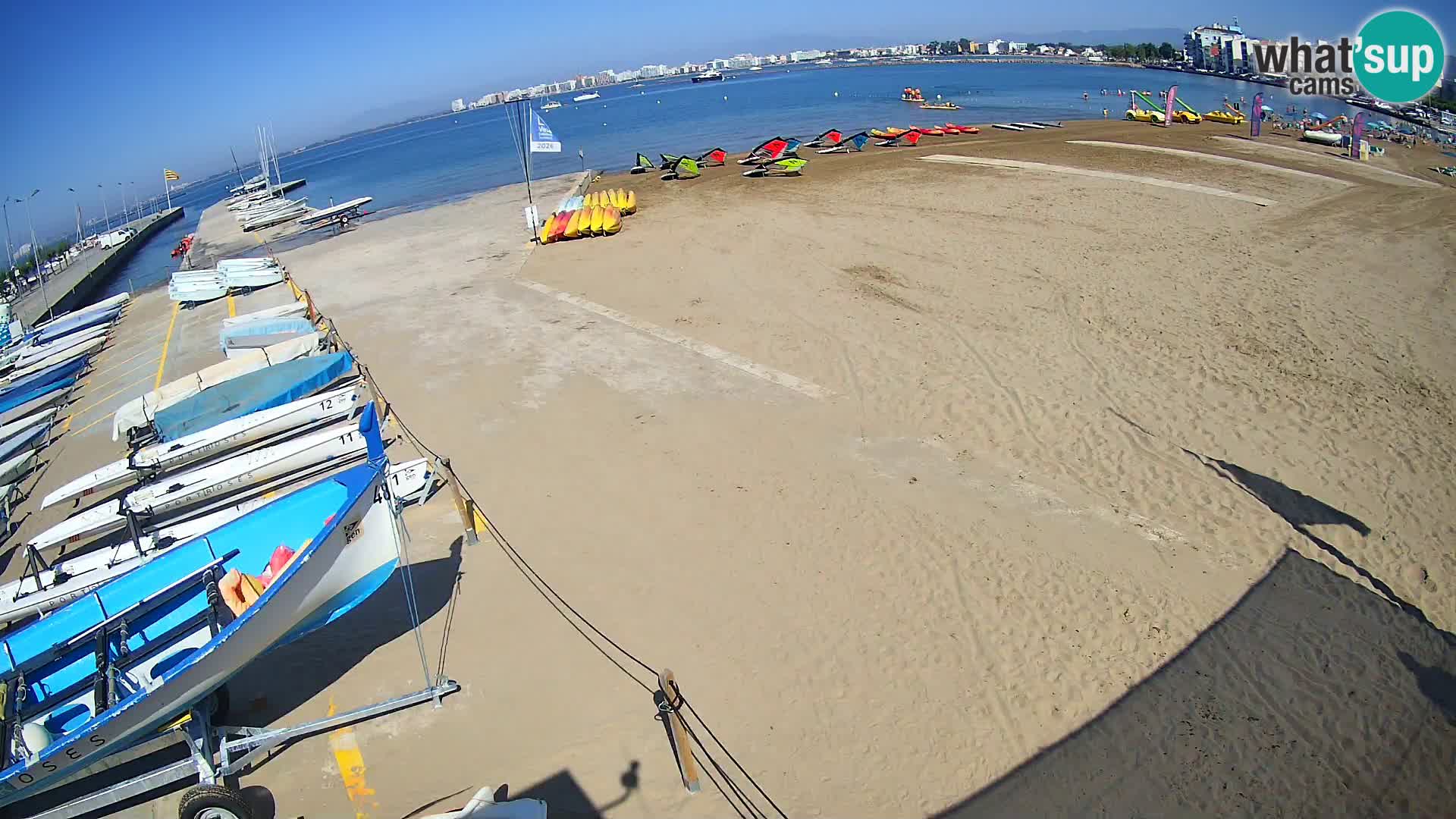 Webcam porto di Roses – Costa Brava – spiaggia La Perola