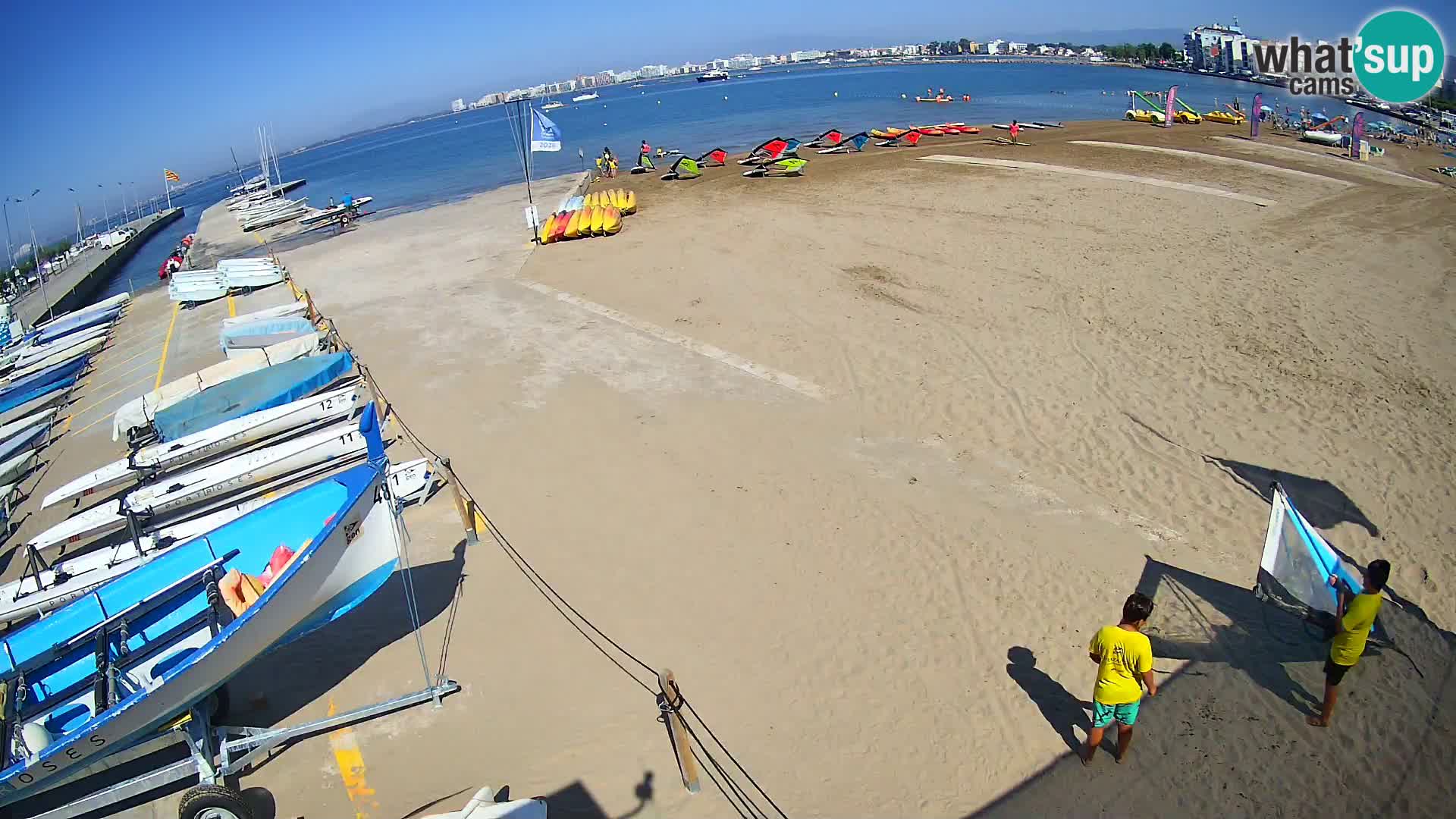 Webcam Hafen von Roses – Costa Brava – Strand La Perola
