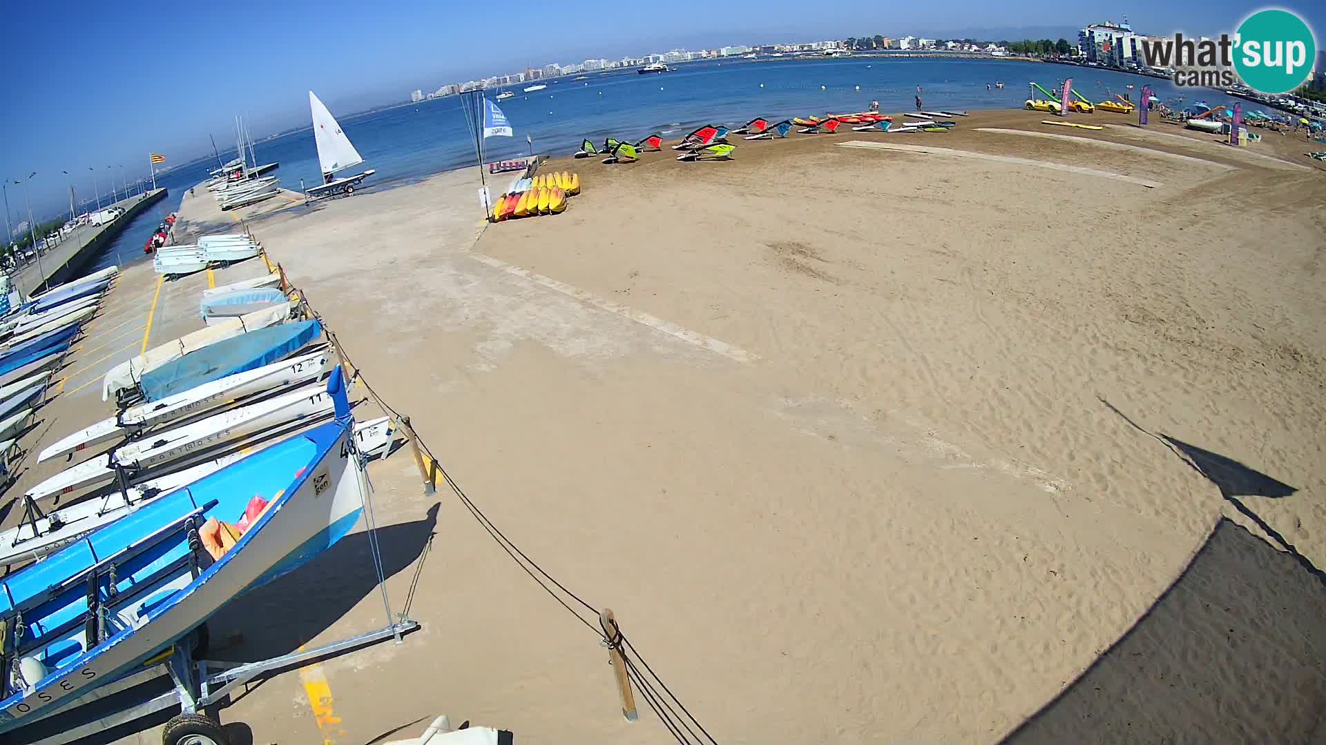 Kamera Roses marina – Costa Brava – plaža La Perola