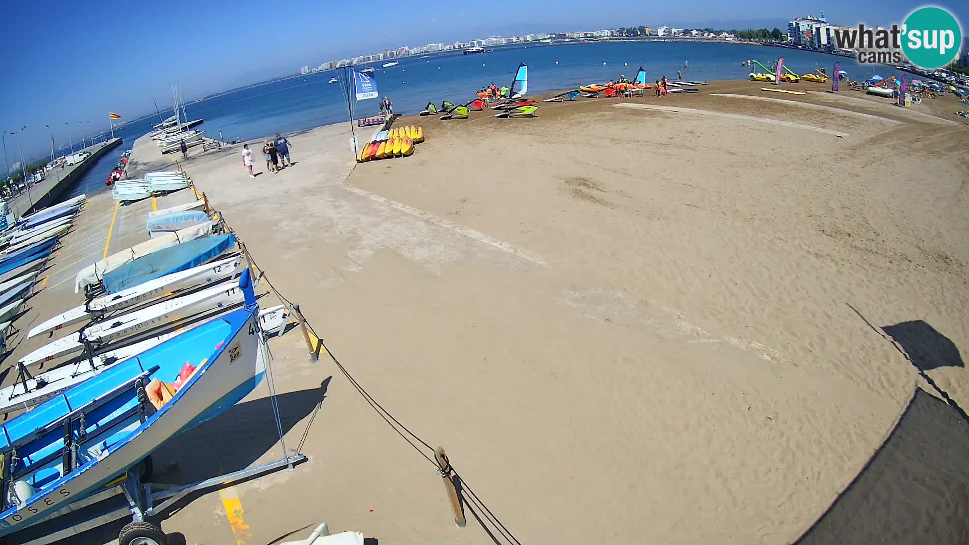 Roses webcam Port – Costa Brava – plage La Perola