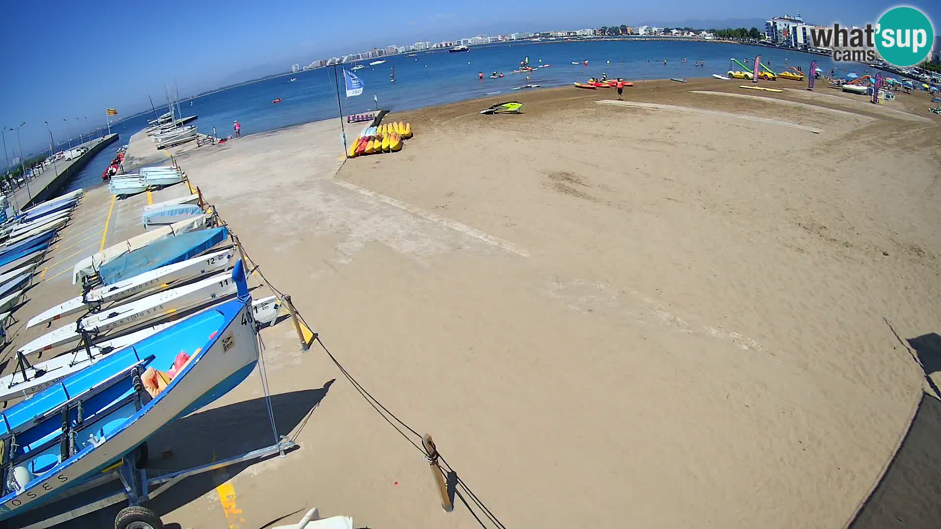 Roses webcam Port – Costa Brava – plage La Perola