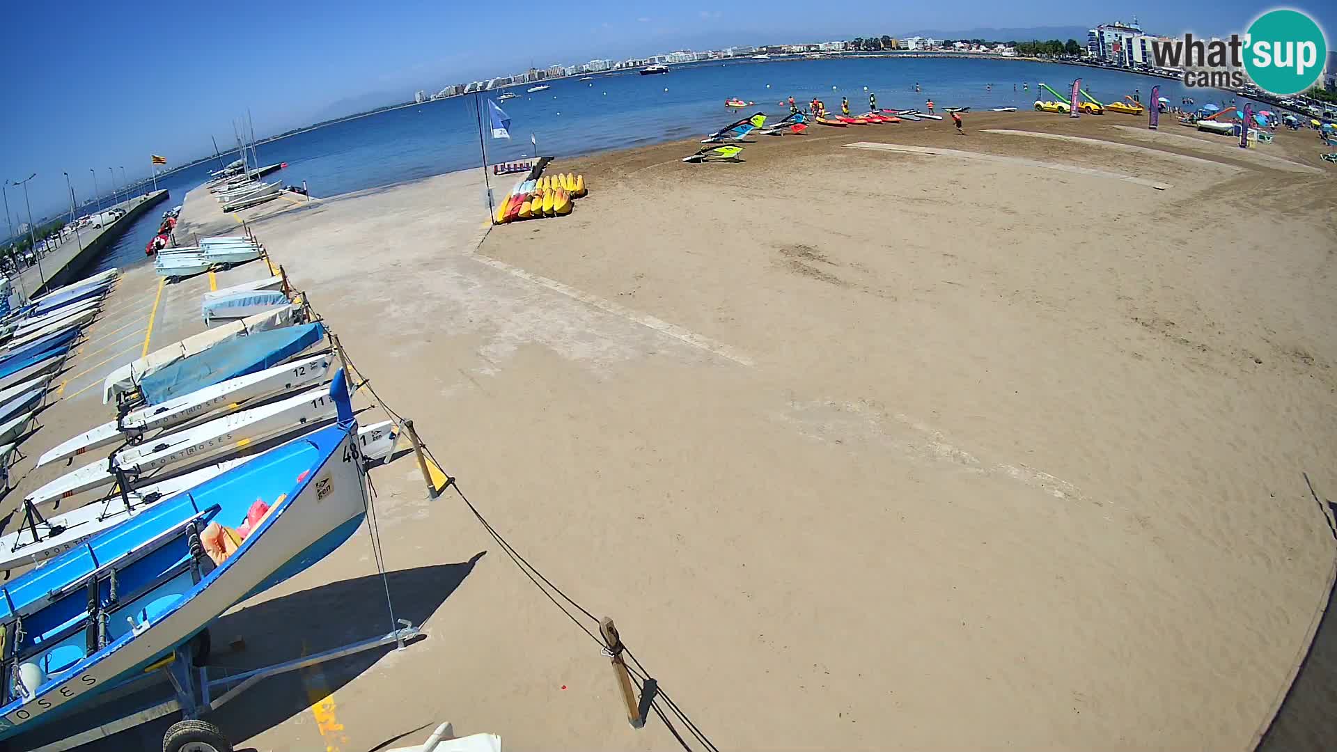Roses webcam Port – Costa Brava – plage La Perola