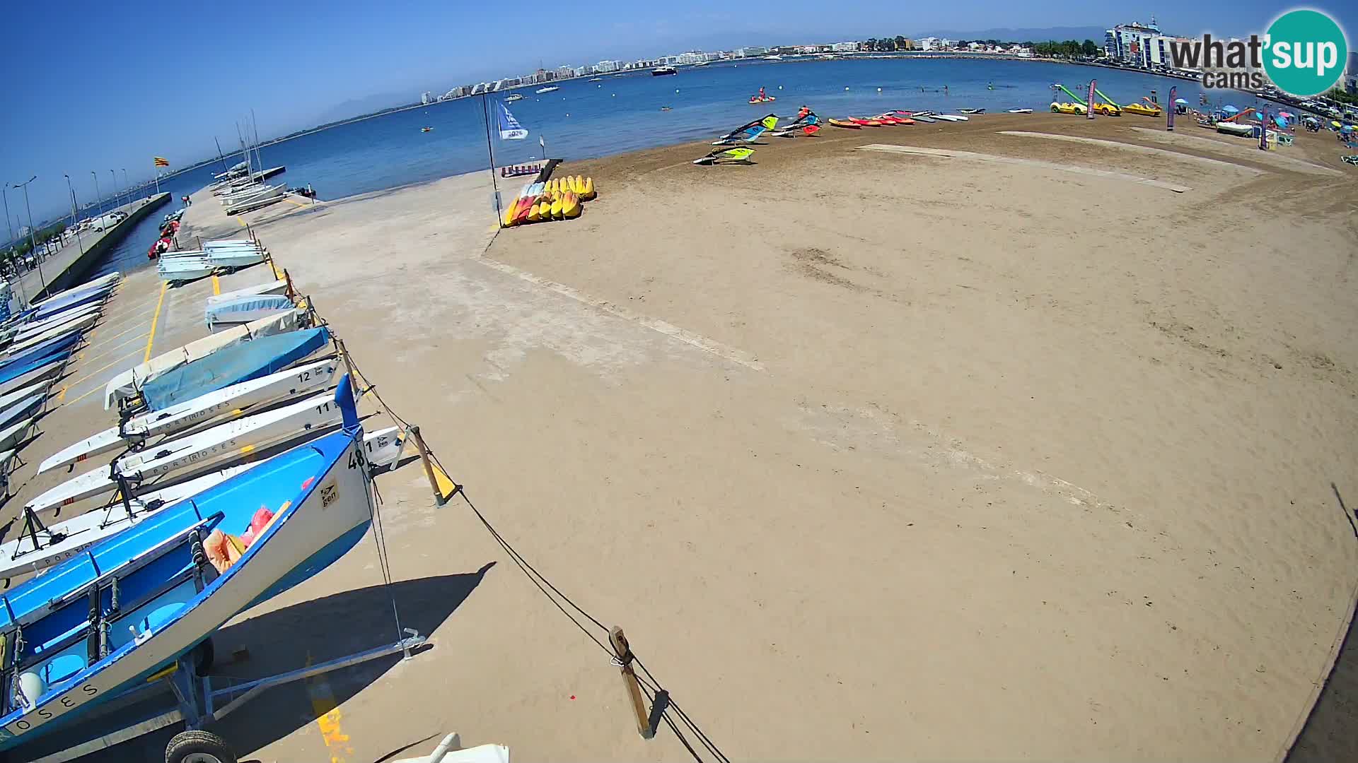 Roses webcam Port – Costa Brava – plage La Perola