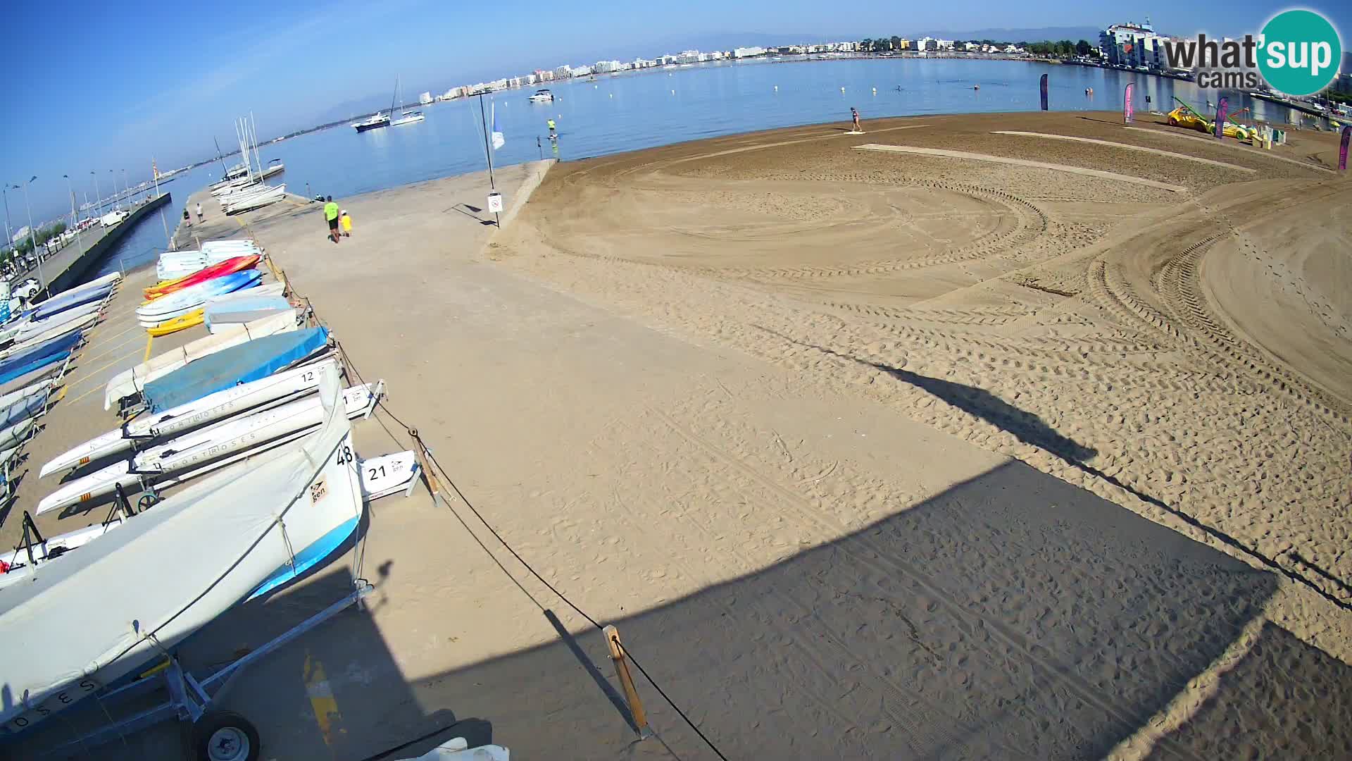 Webcam Hafen von Roses – Costa Brava – Strand La Perola