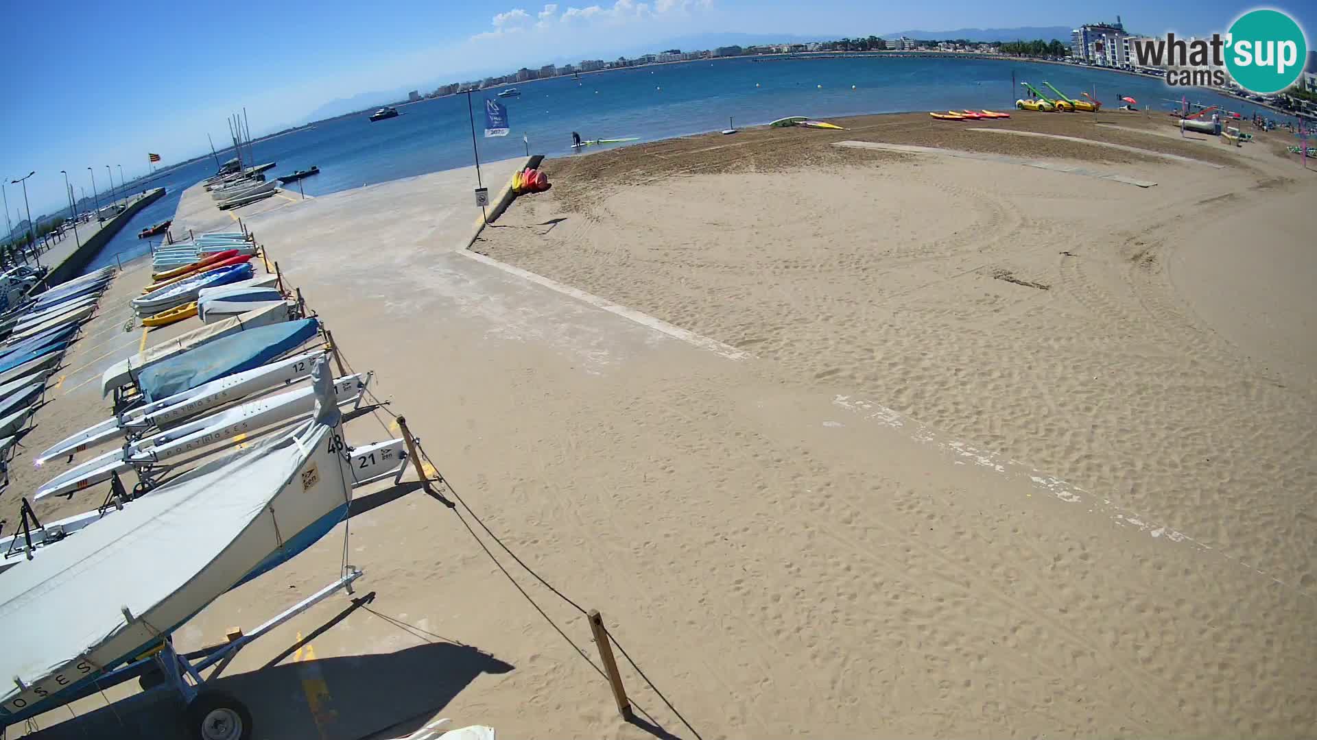 Kamera Roses marina – Costa Brava – plaža La Perola