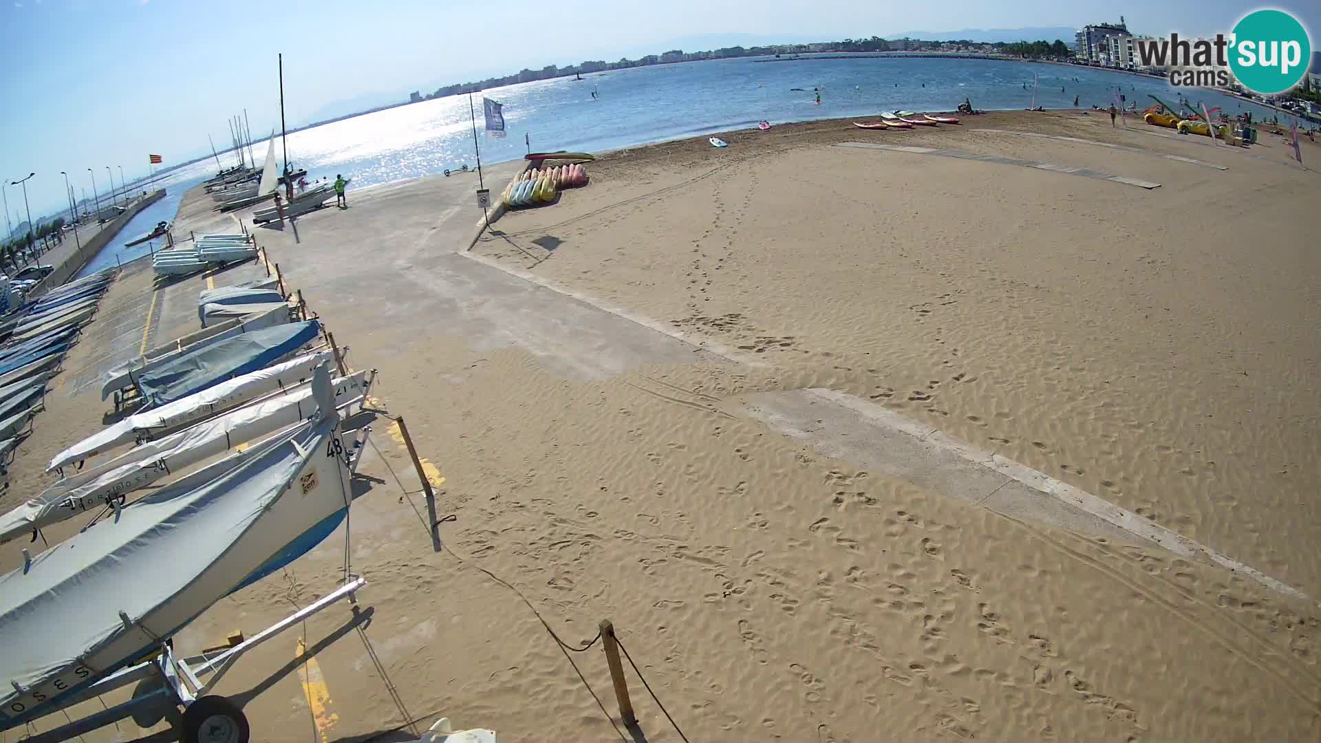 Roses webcam Port – Costa Brava – plage La Perola