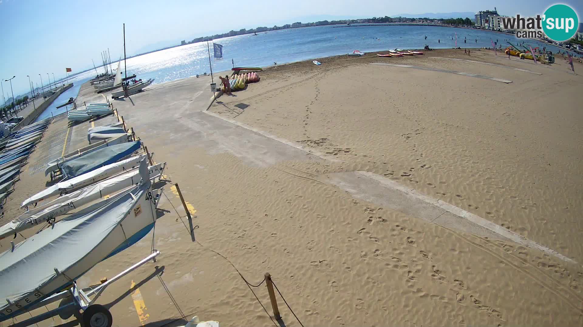 Roses webcam Port – Costa Brava – plage La Perola