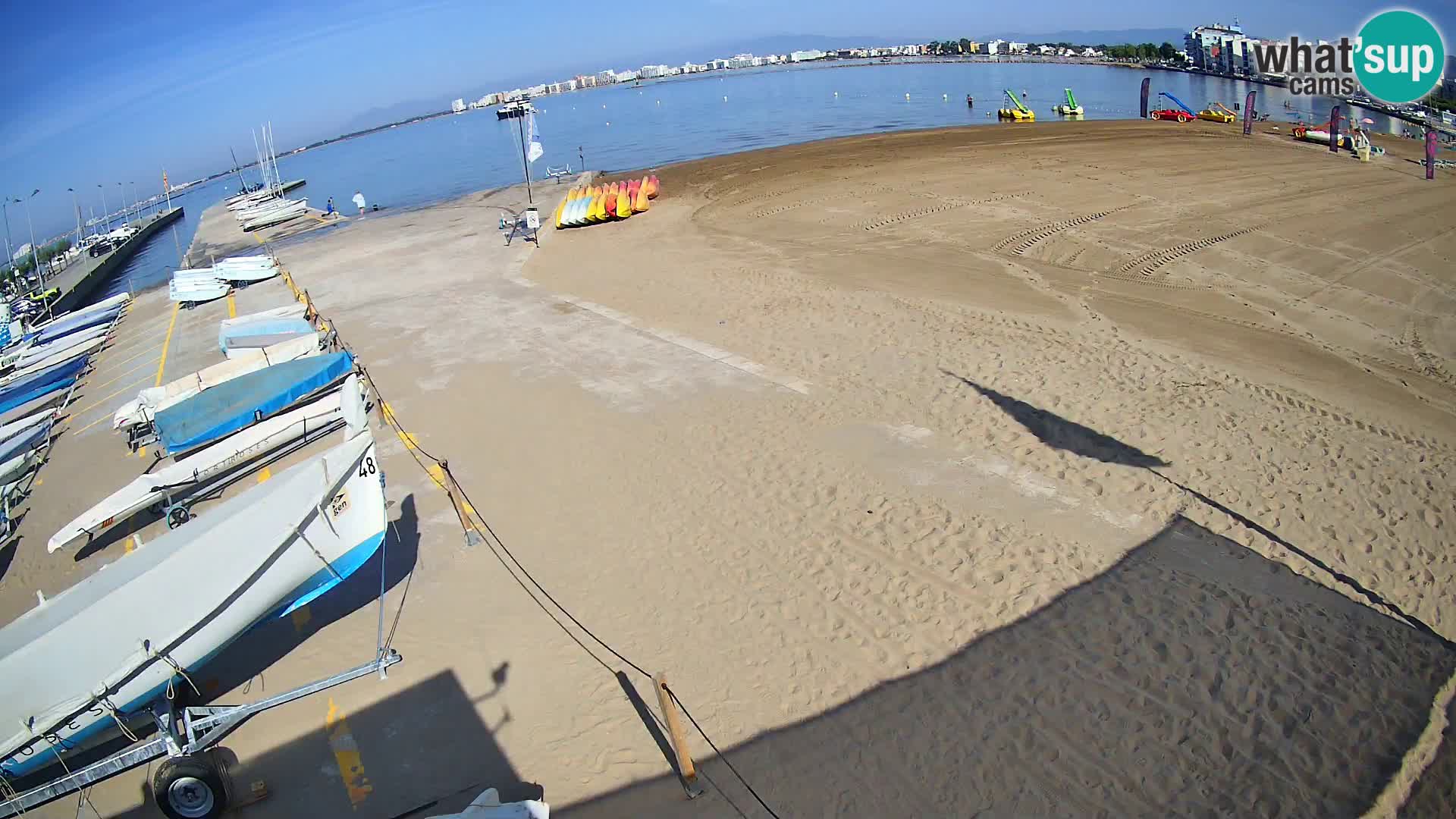 Webcam porto di Roses – Costa Brava – spiaggia La Perola