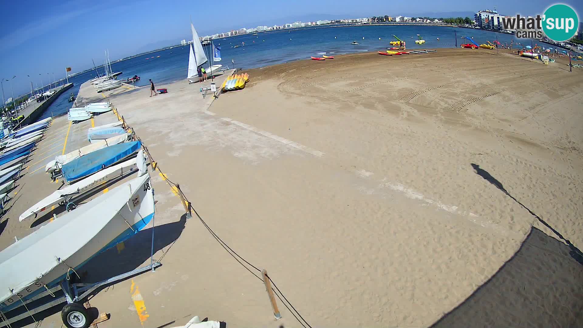 Webcam porto di Roses – Costa Brava – spiaggia La Perola