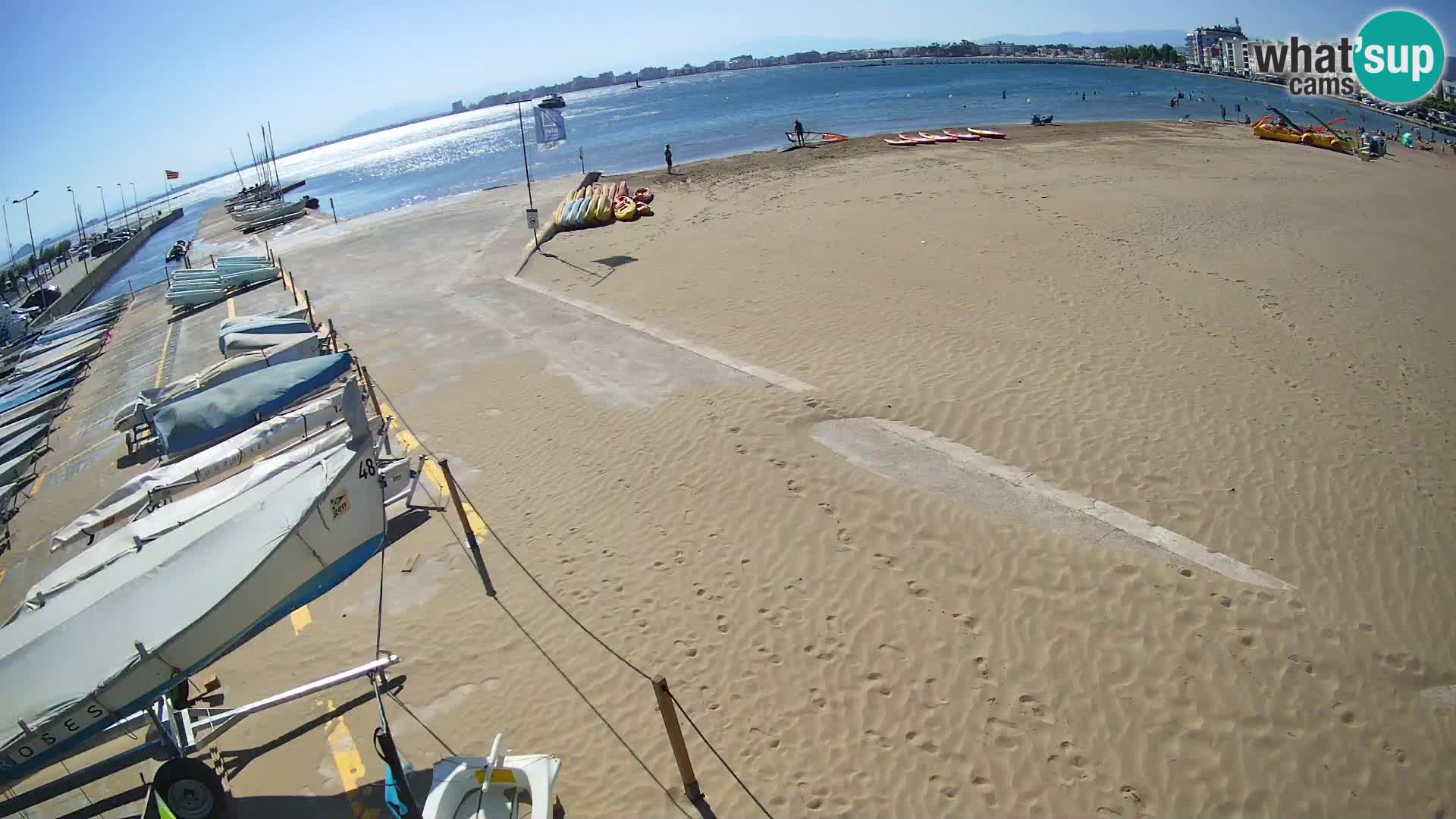 Web kamera Roses marina – Costa Brava – plaža La Perola