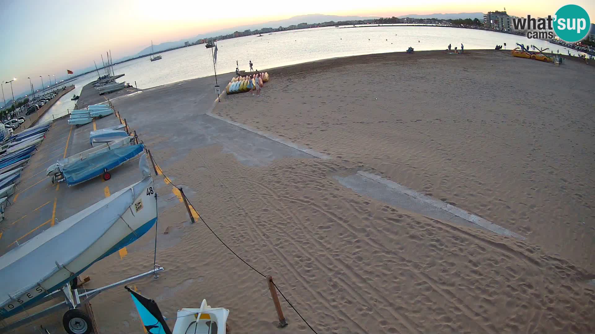 Roses webcam Port – Costa Brava – plage La Perola