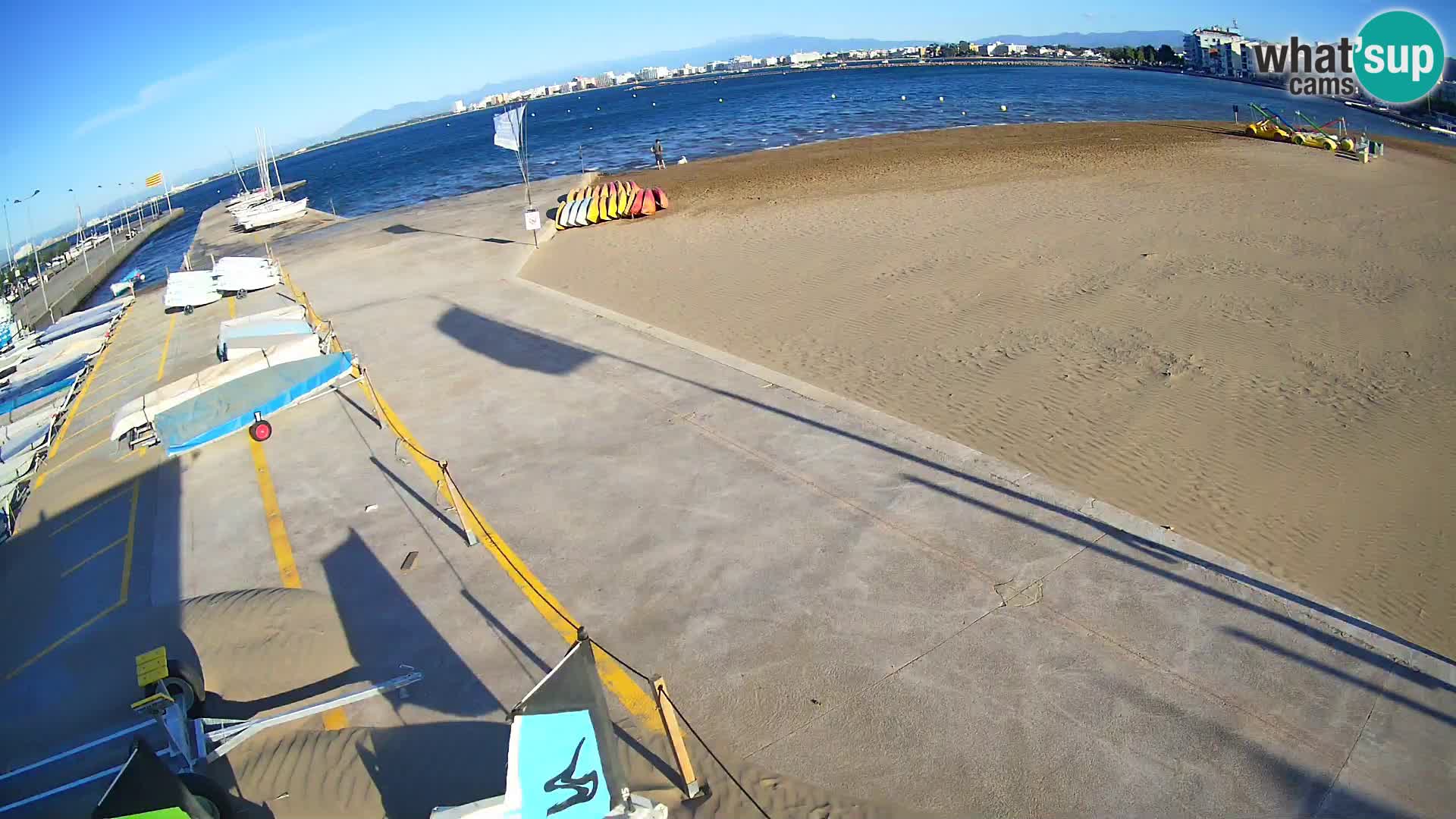 Webcam Hafen von Roses – Costa Brava – Strand La Perola