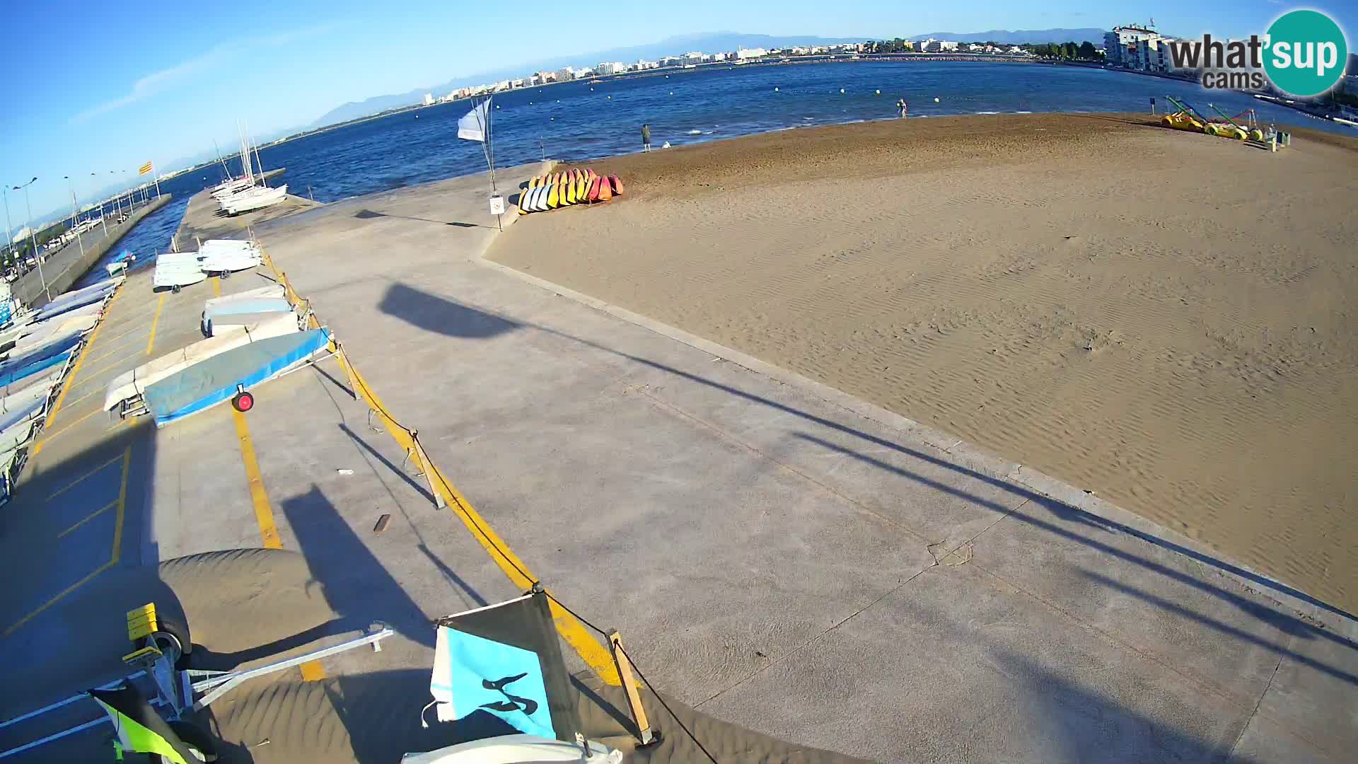 Webcam Hafen von Roses – Costa Brava – Strand La Perola