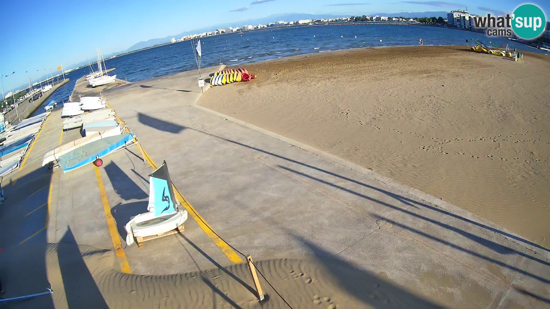 Roses webcam Port – Costa Brava – plage La Perola