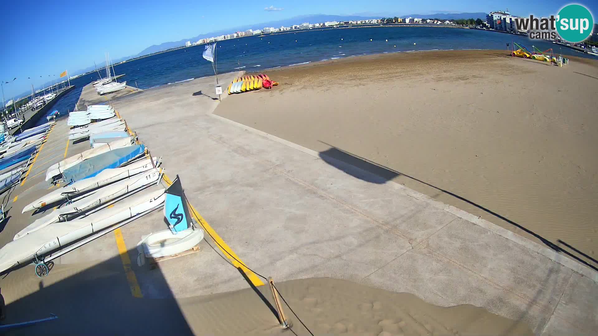 Roses webcam Port – Costa Brava – plage La Perola