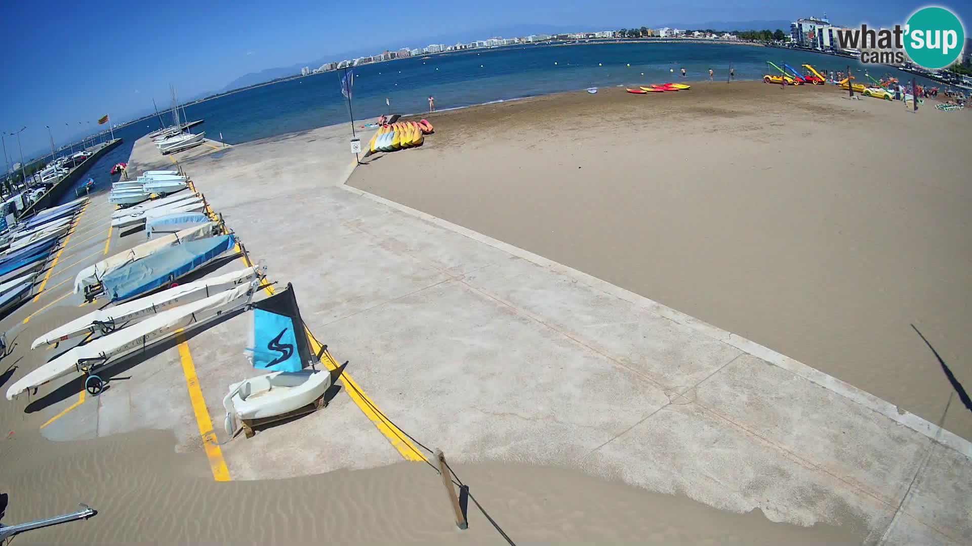 Webcam Hafen von Roses – Costa Brava – Strand La Perola