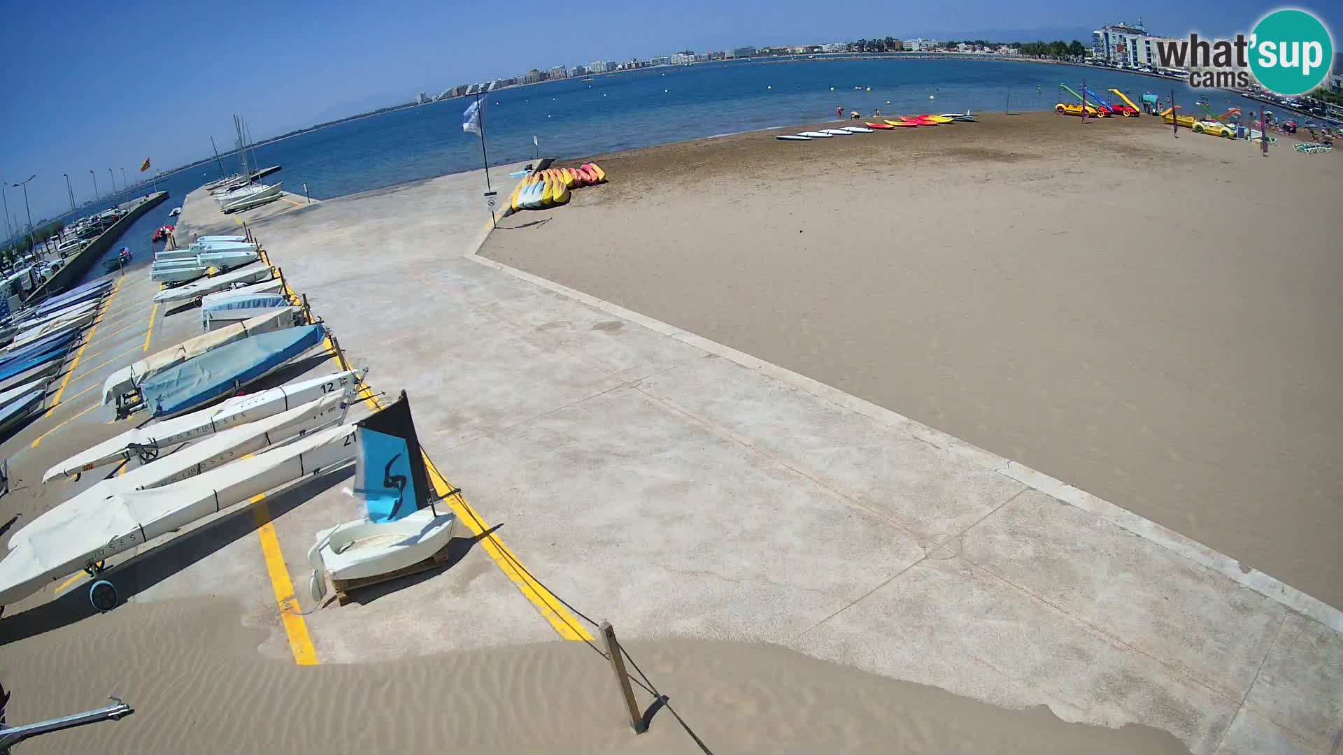 Webcam Hafen von Roses – Costa Brava – Strand La Perola