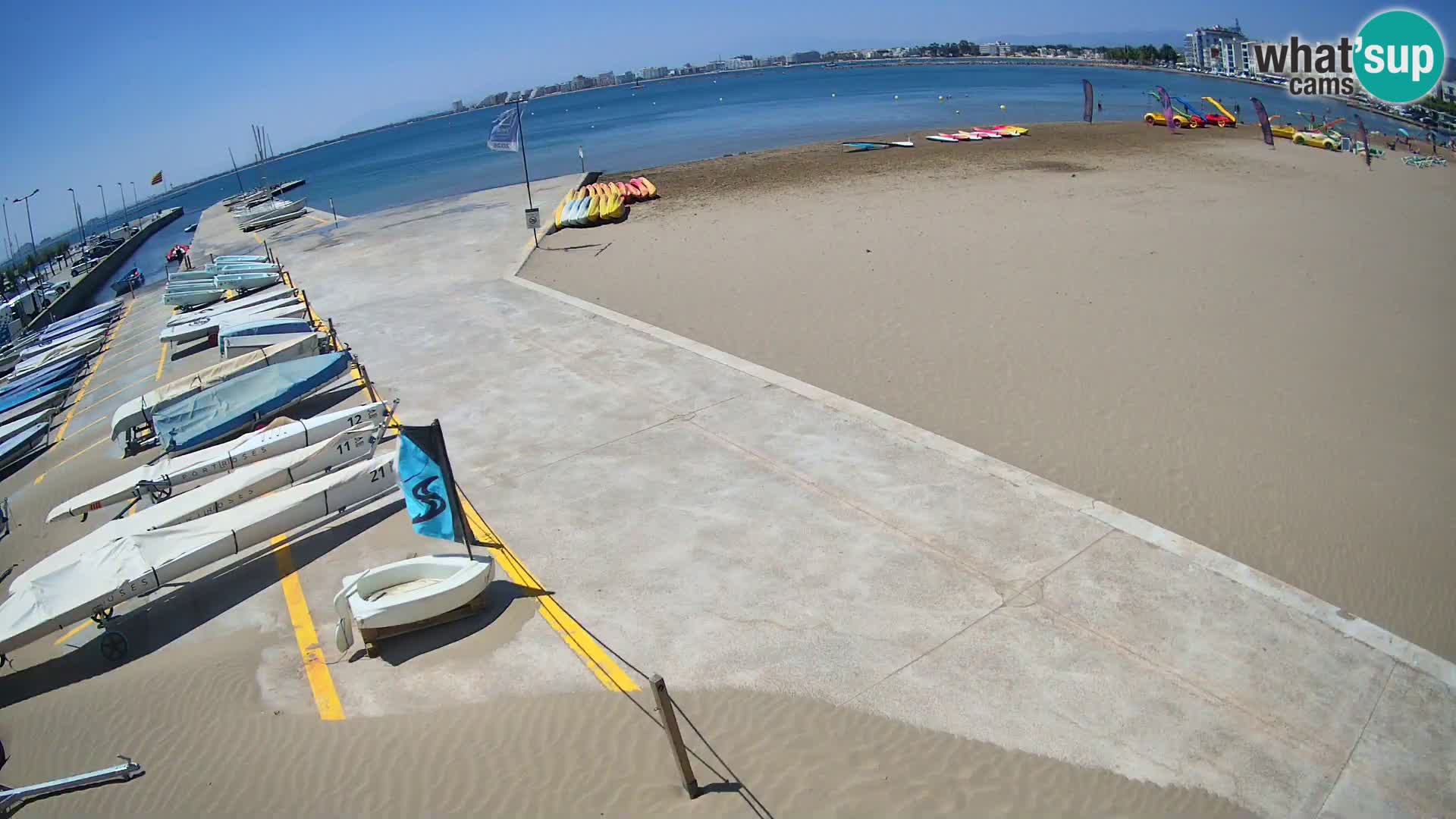 Webcam Hafen von Roses – Costa Brava – Strand La Perola