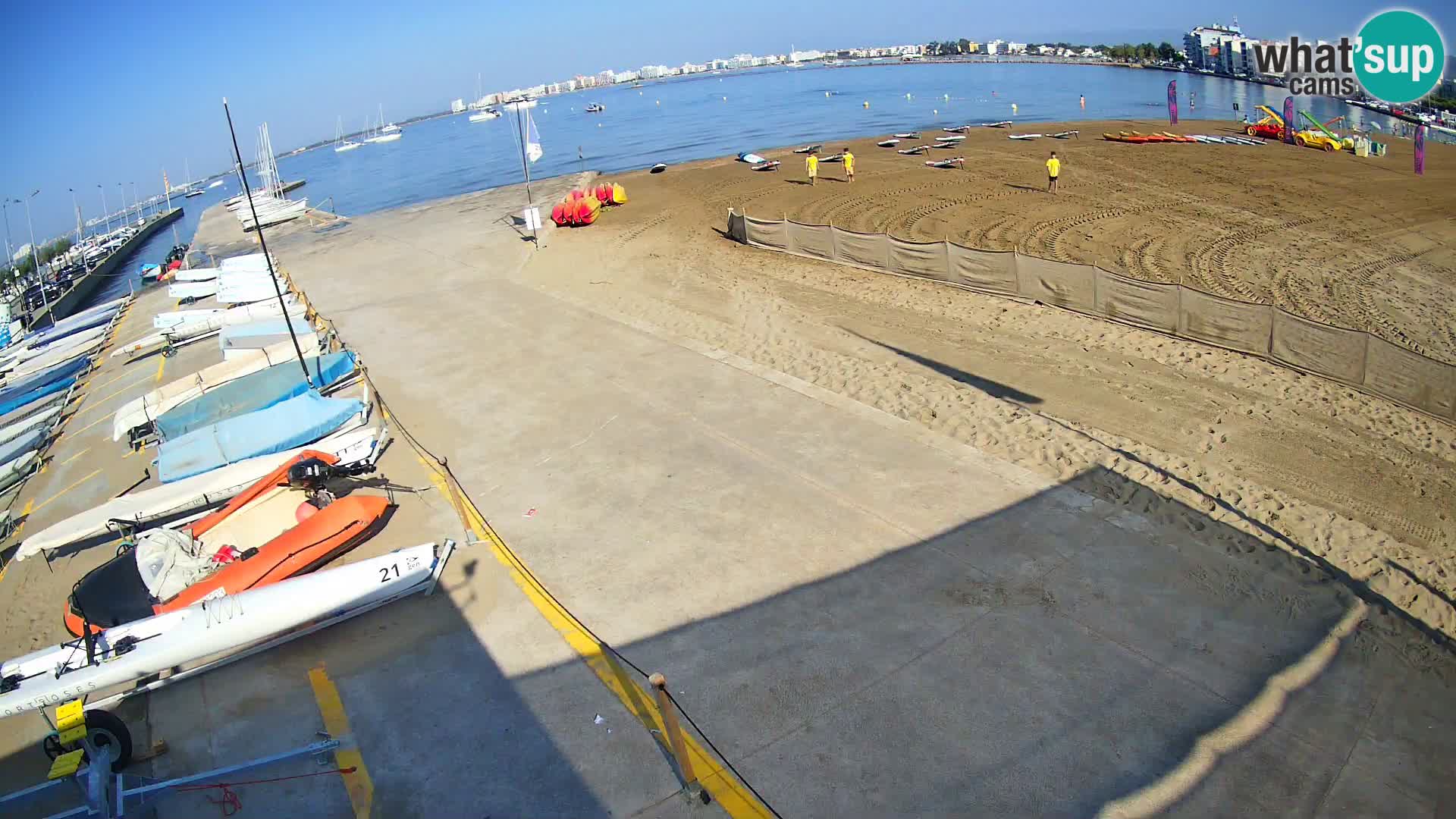 Roses webcam Port – Costa Brava – plage La Perola